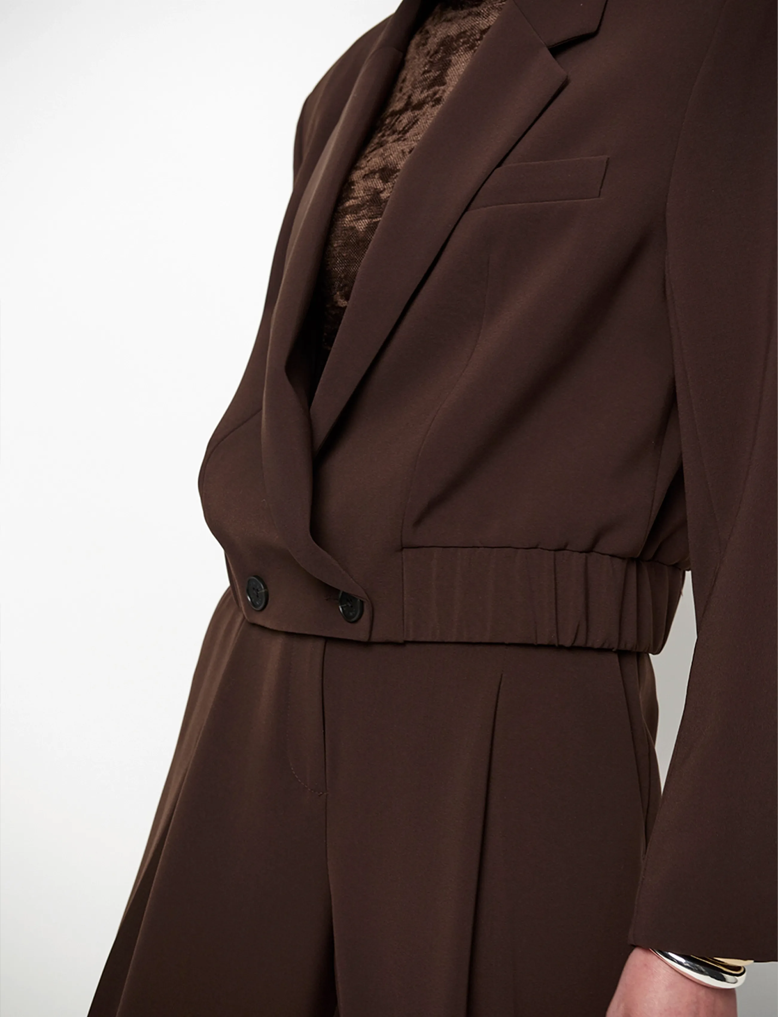 Dante6 - Dante6-Chad pleated pants - pidulikud püksid - espresso brown - 4