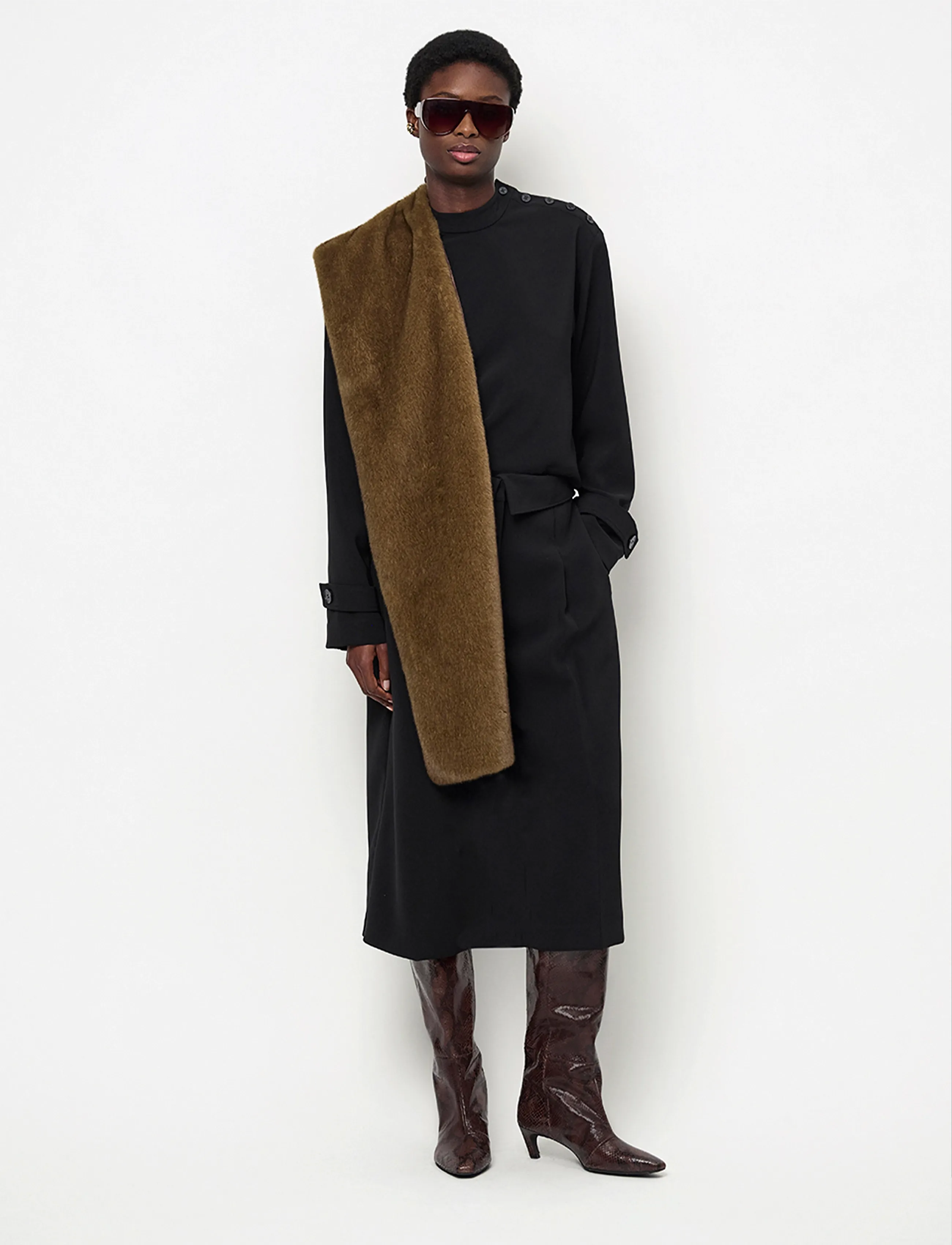 Dante6 Dante6-Raes button detail top - Dante6 - RAVEN / black