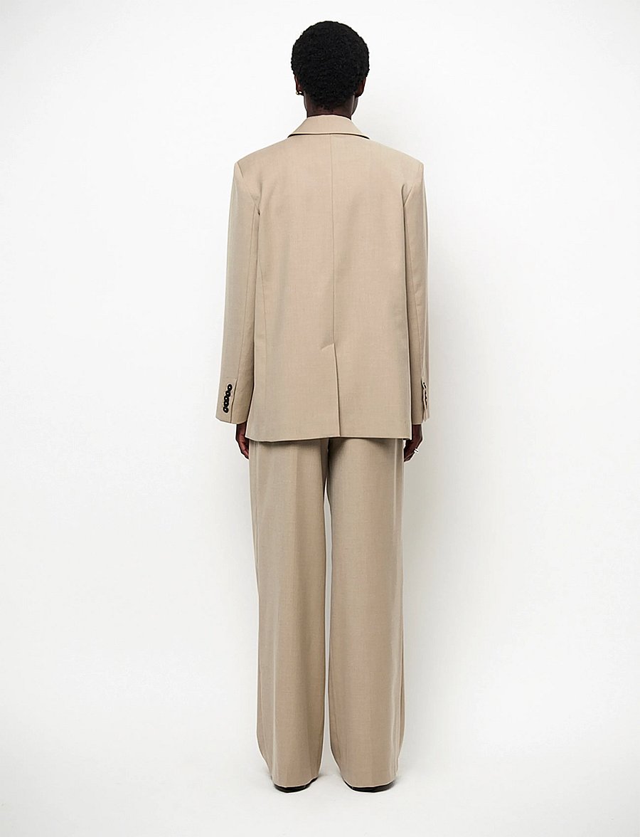 Dante6 - Dante6-Bolton wrap blazer - oversize kavajer - warm greige - 3