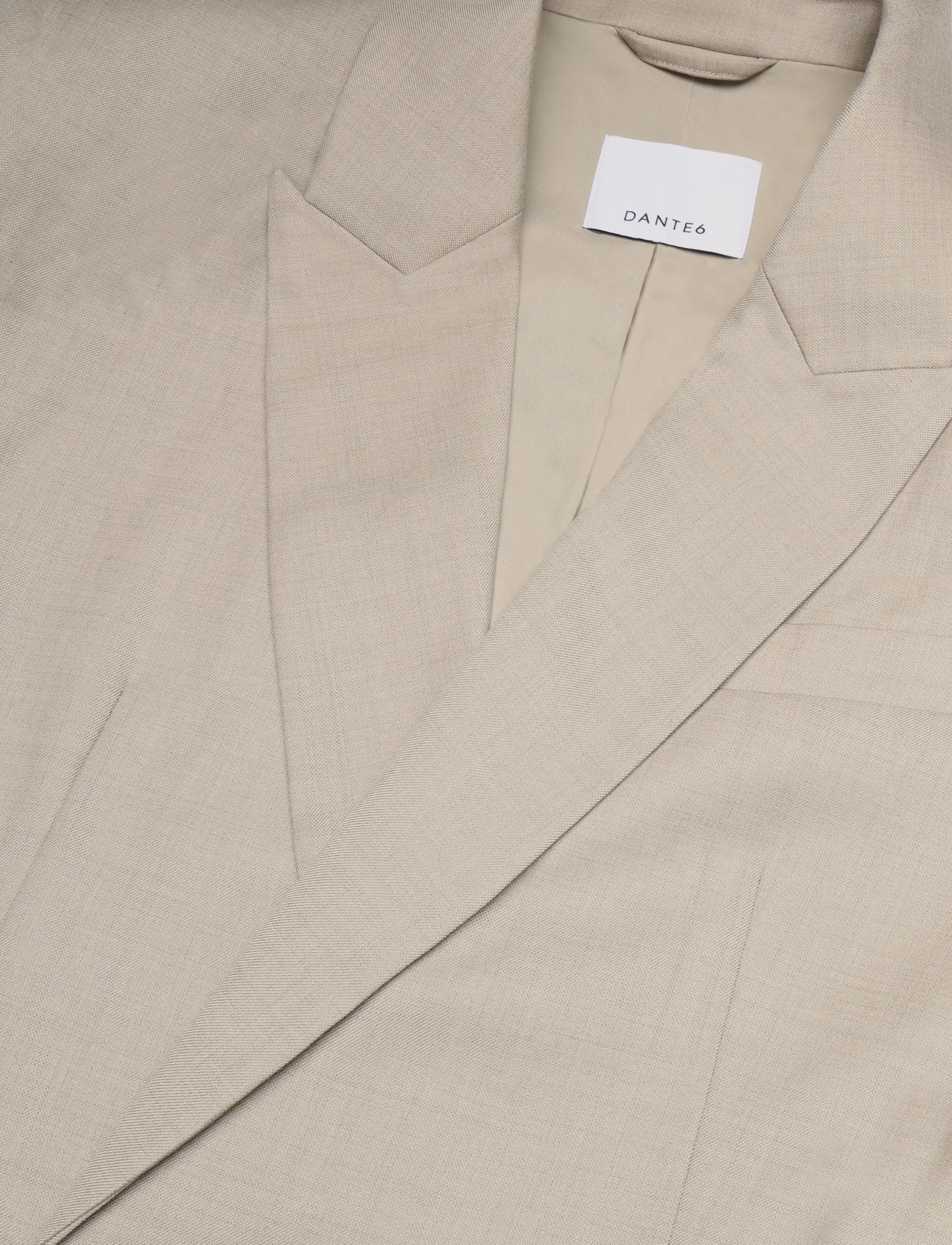 Dante6 - Dante6-Bolton wrap blazer - oversize kavajer - warm greige - 5