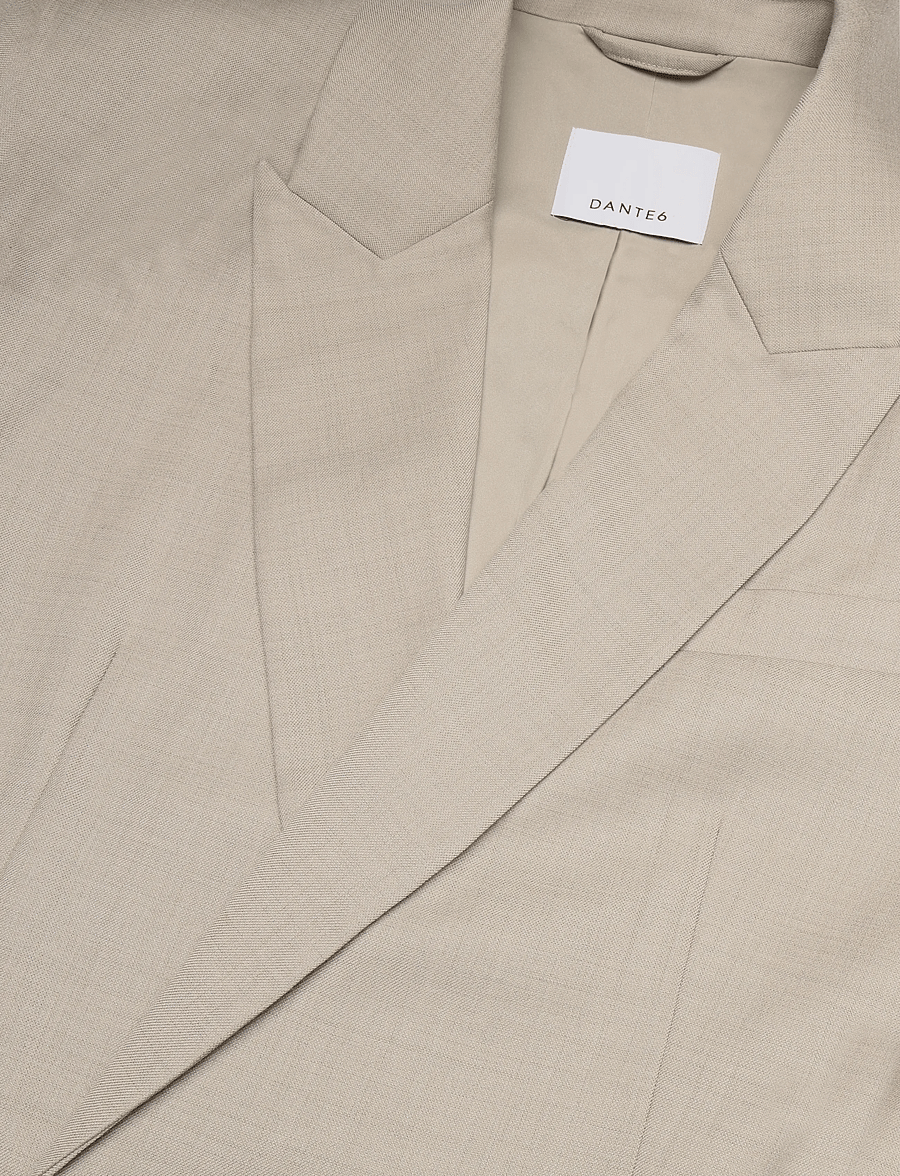 Dante6 - Dante6-Bolton wrap blazer - oversize kavajer - warm greige - 5