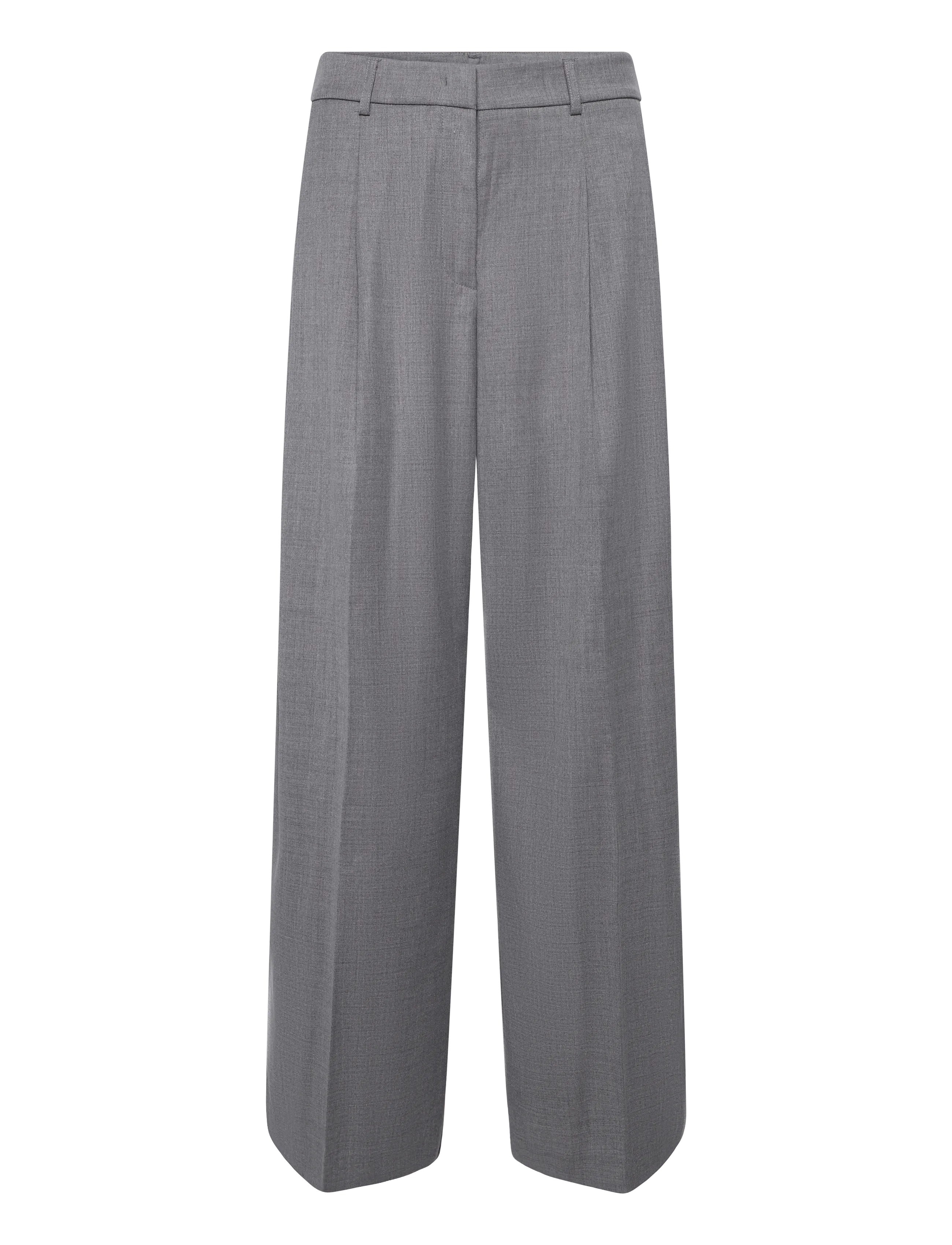 Dante6 - Dante6-Biaxa pleated pants - kostymbyxor - granite grey mÉlange - 1