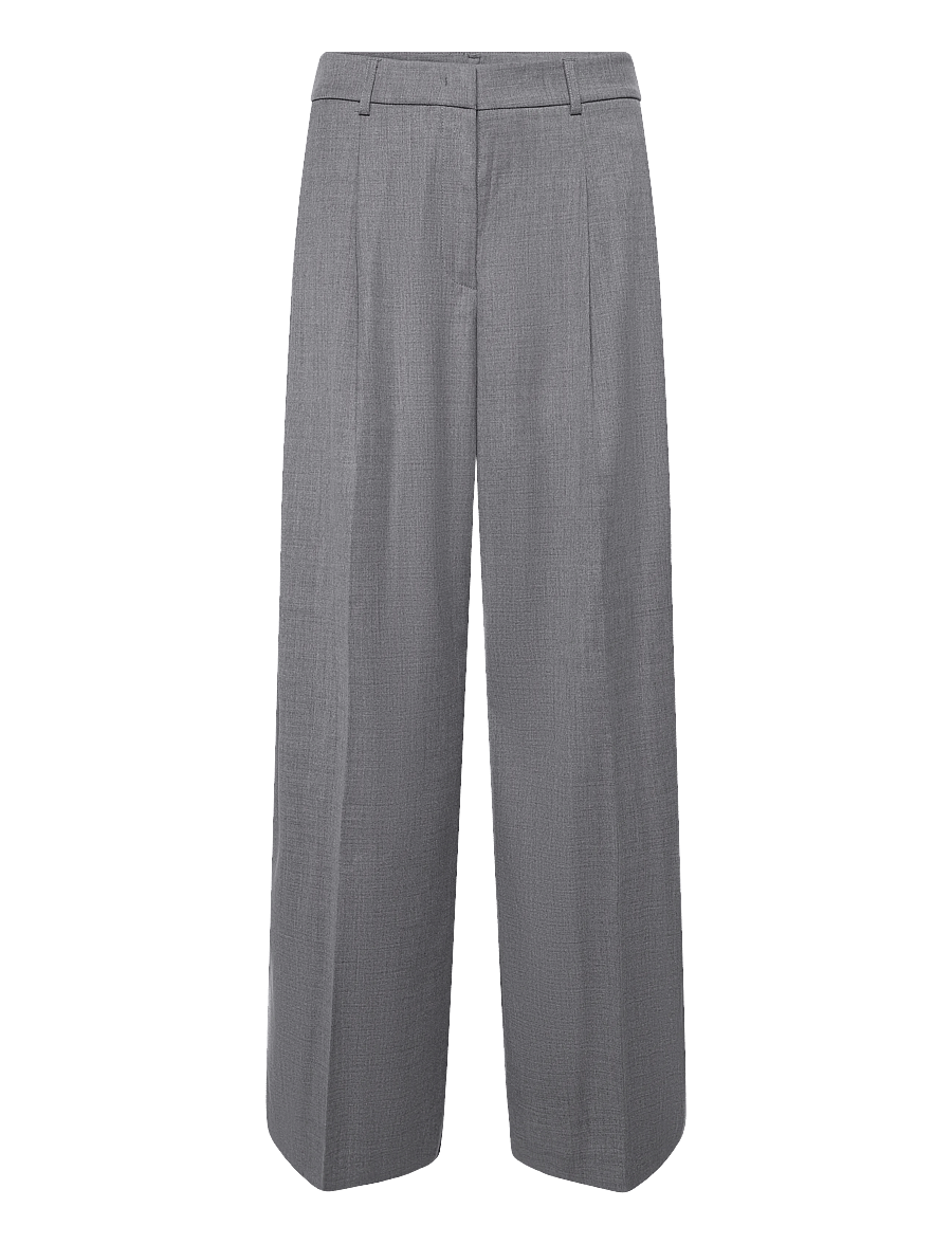 Dante6 - Dante6-Biaxa pleated pants - kostymbyxor - granite grey mÉlange - 1