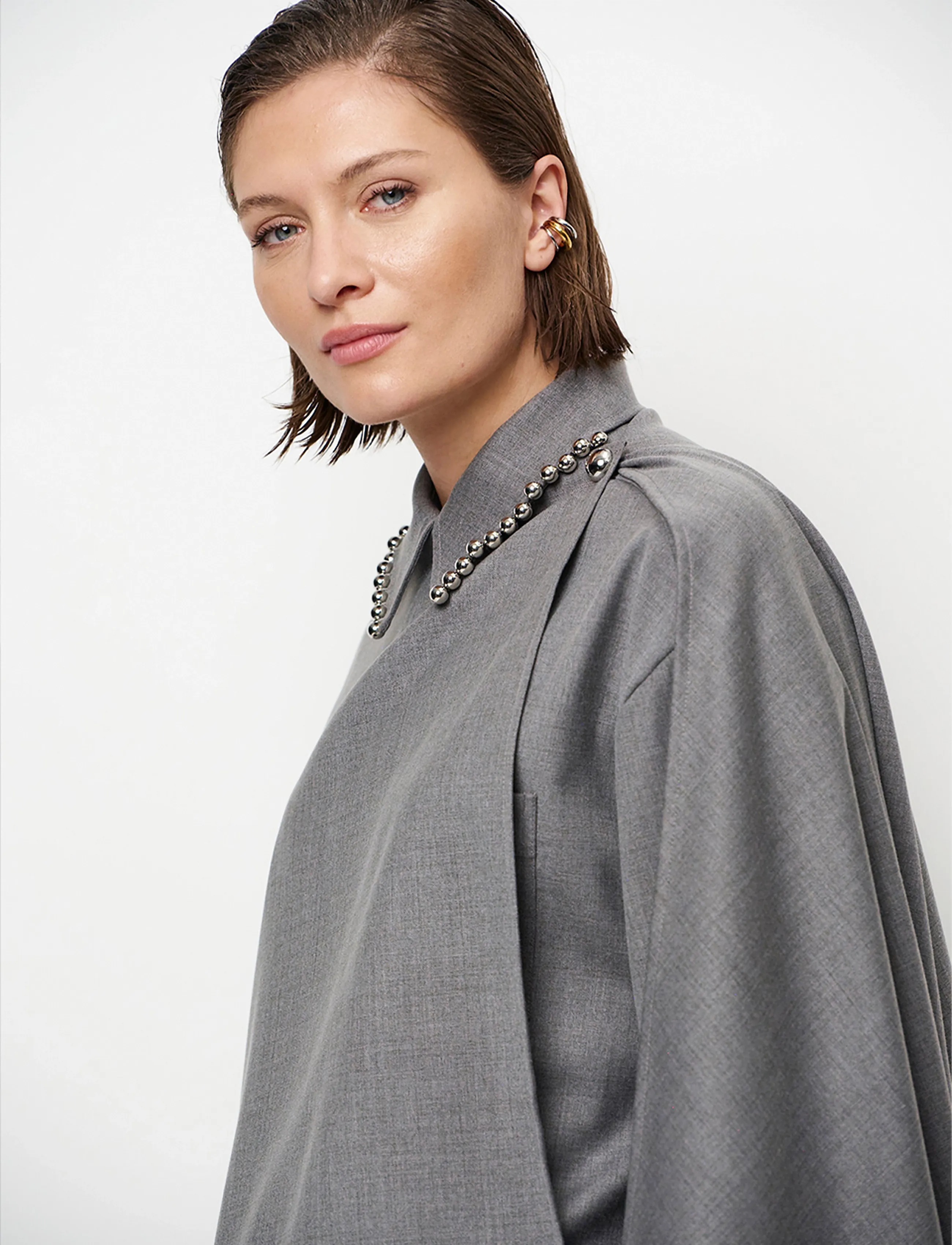 Dante6 - Dante6-Mirene smart cape - granite grey mÉlange - 4