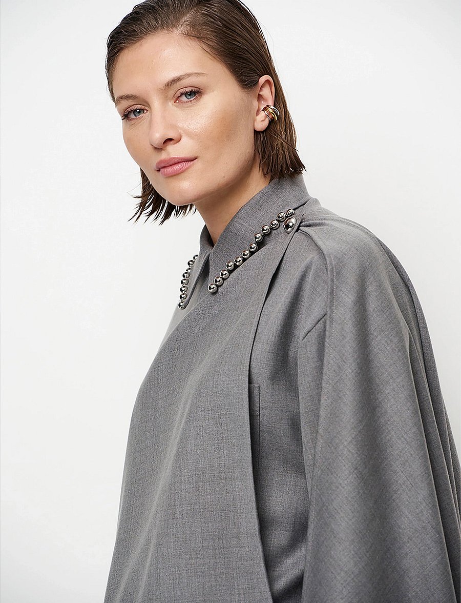 Dante6 - Dante6-Mirene smart cape - granite grey mÉlange - 4