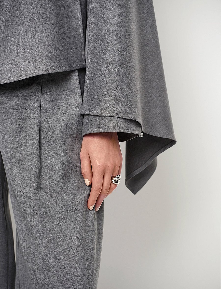 Dante6 - Dante6-Mirene smart cape - granite grey mÉlange - 5