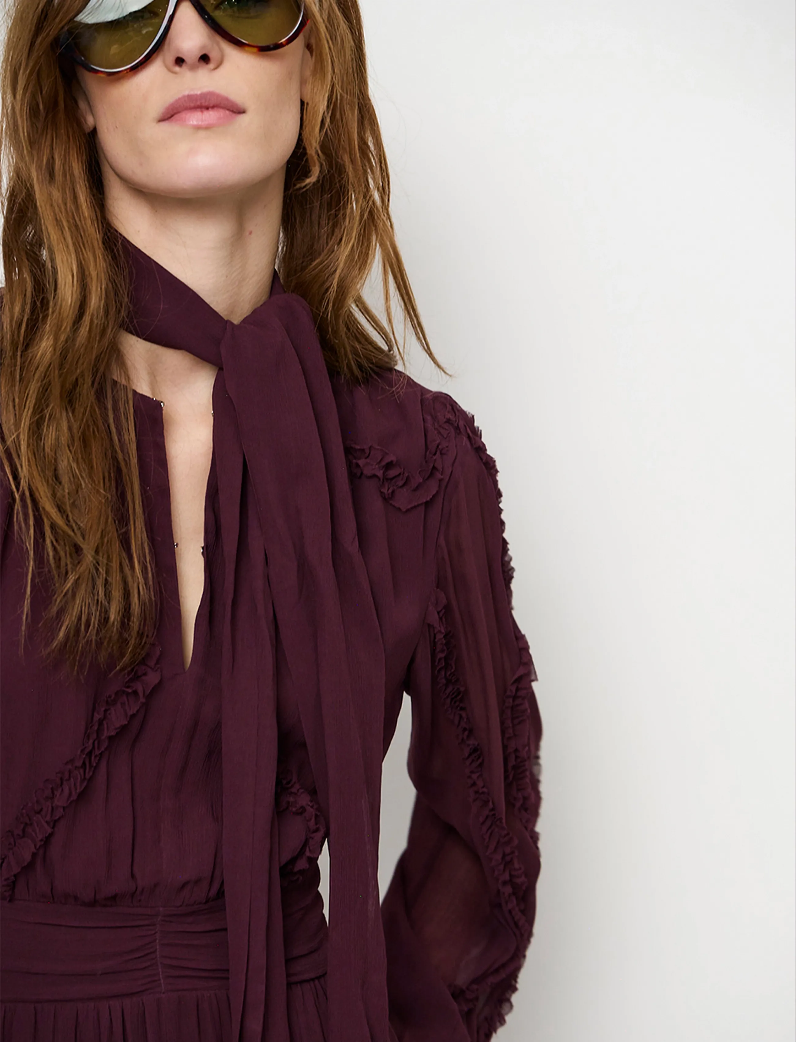 Dante6 Dante6-Lasorinn Ruffle Detail Maxi Dress klänningar dam – bild 5