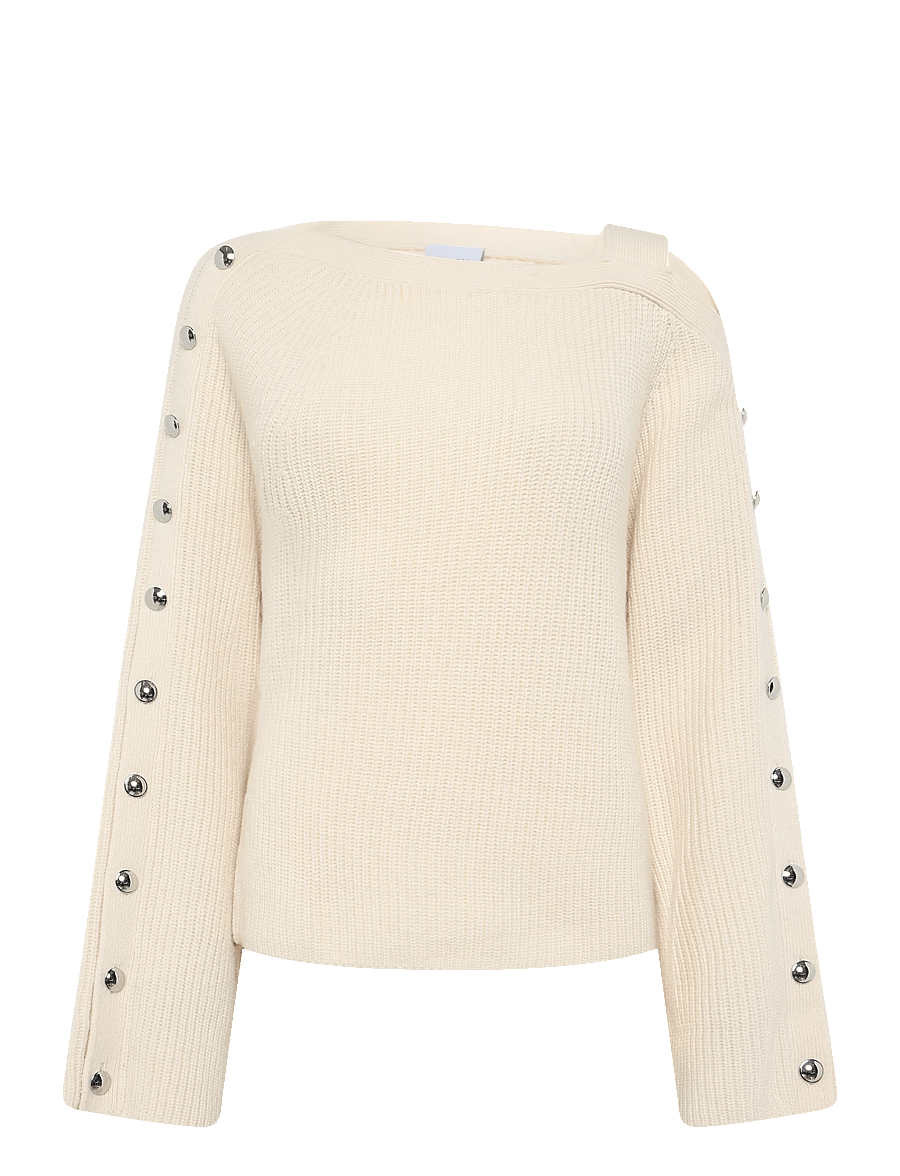 Dante6 - Dante6-Tysio button-detail sweater - ivory - 1