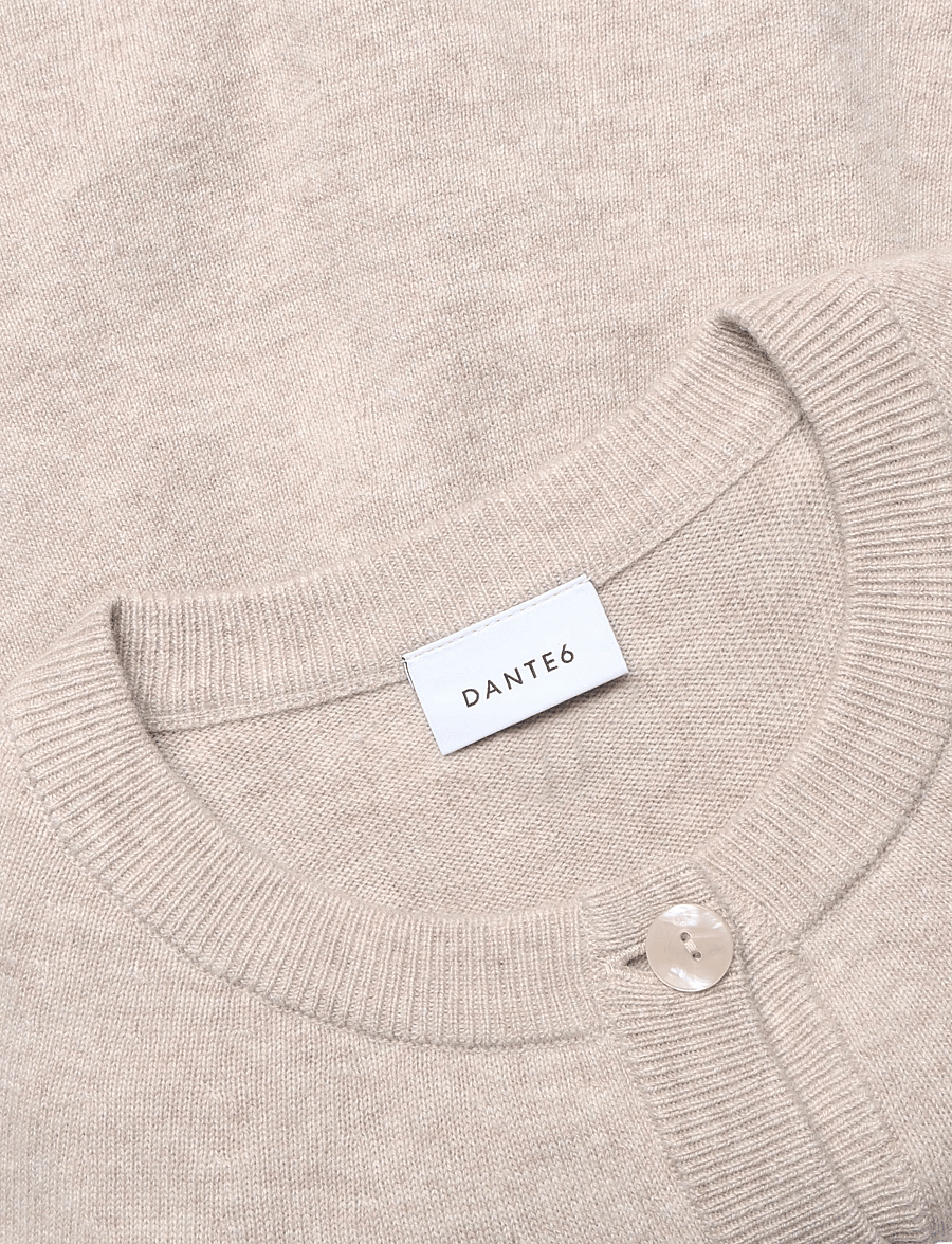 Dante6 - Dante6-Camyl knitted cape - warm greige - 4