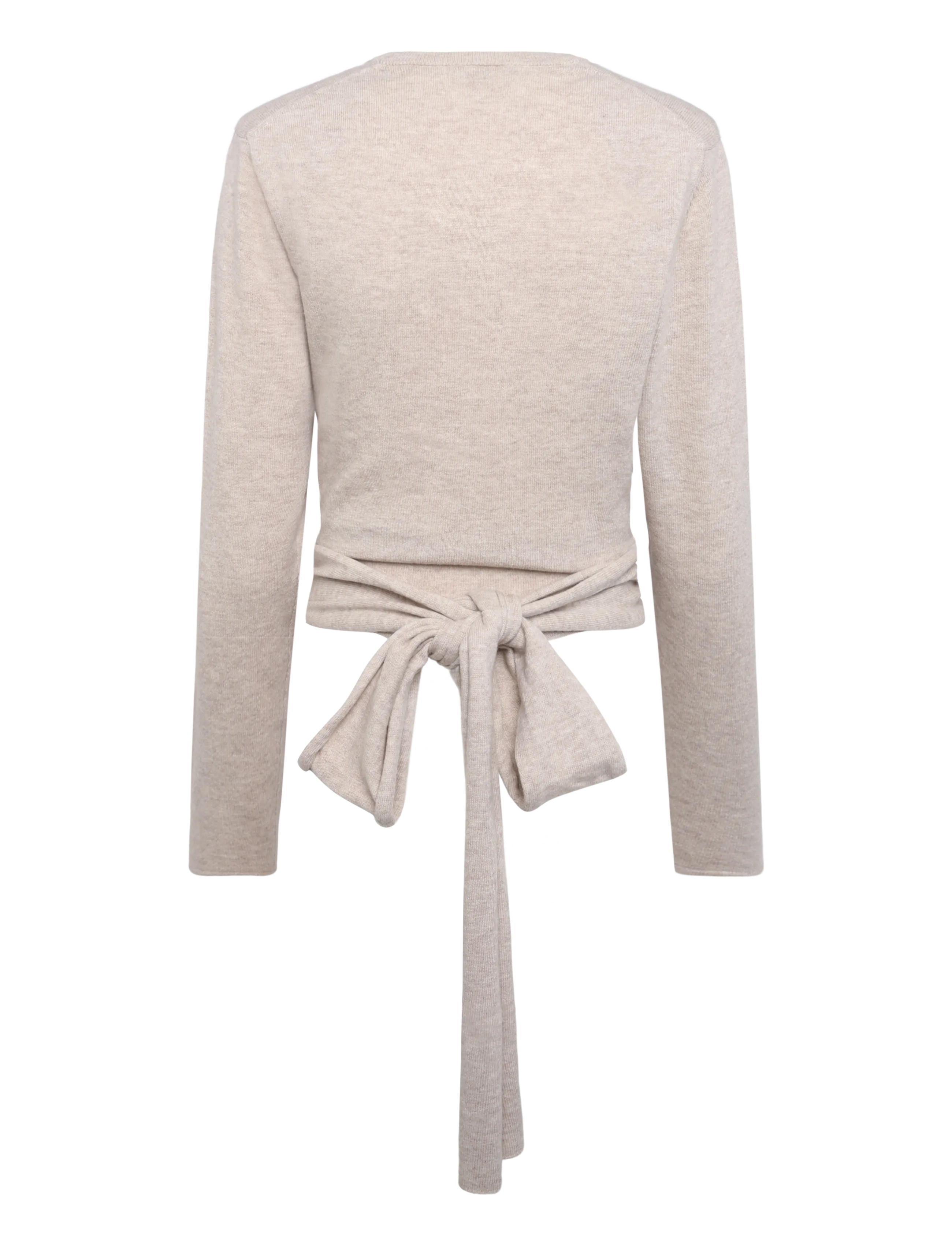 Dante6 - Dante6-Benyo knitted wrap top - warm greige - 2