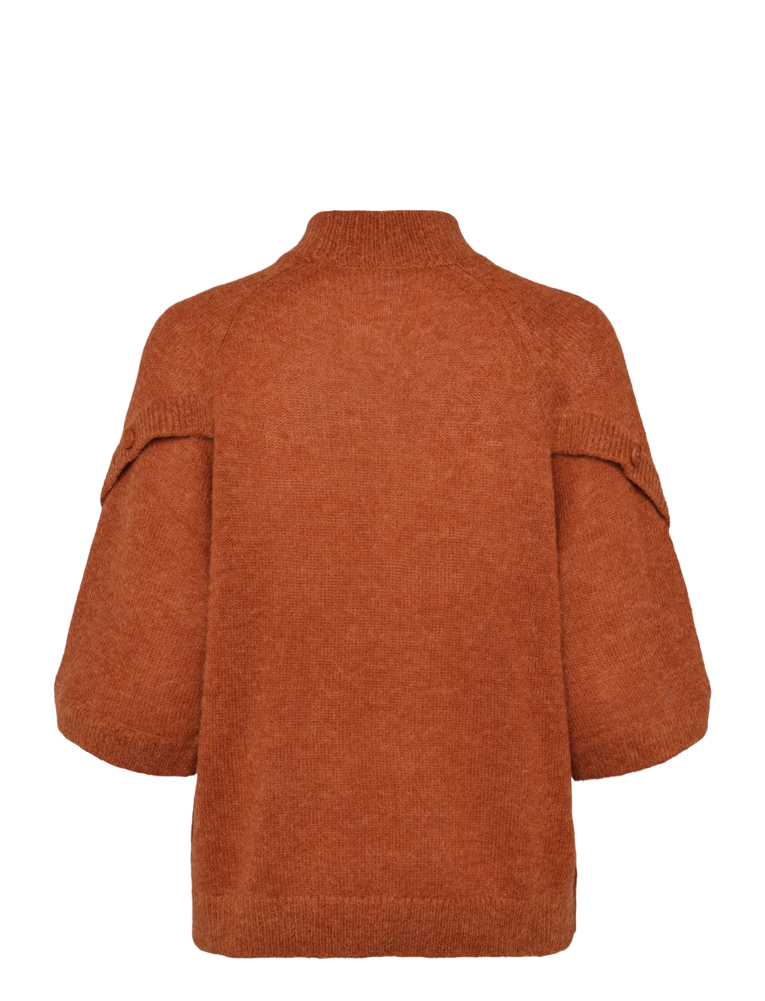 Dante6 - Dante6-Mahani cape sweater - pullover - roasted pumpkin - 2
