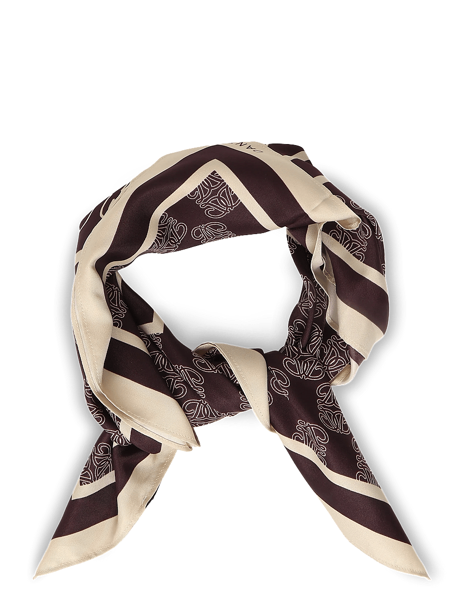 Dante6 - Dante6-Monogram printed scarf - sjalar - dark plum - 1