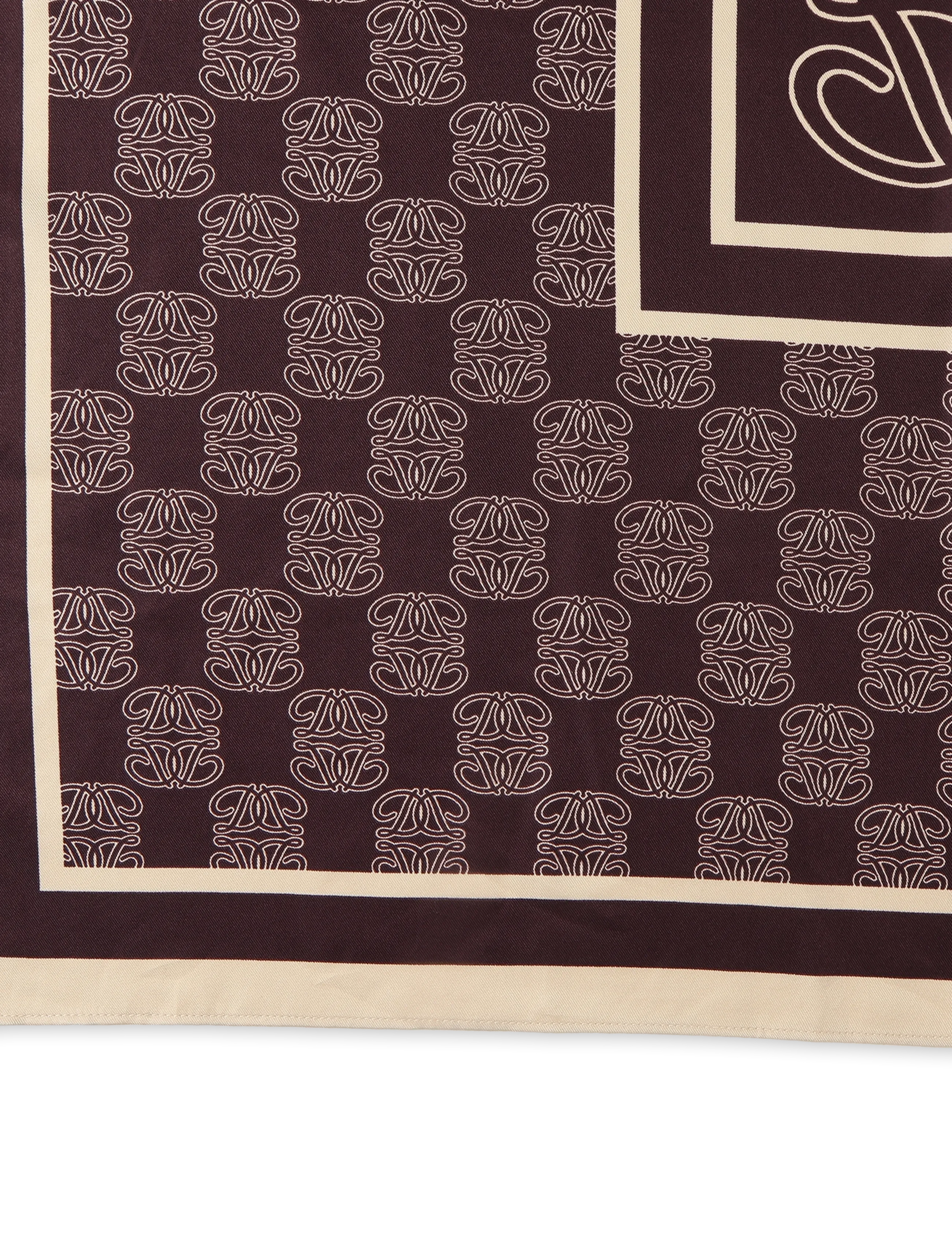 Dante6 - Dante6-Monogram  printed scarf - lightweight scarves - dark plum - 4