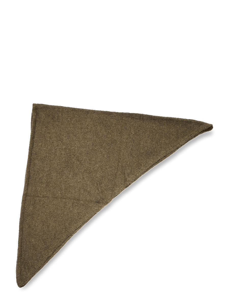 Dante6 - Dante6-Skai knitted triangular scarf - halstørklæder - moss olive - 1