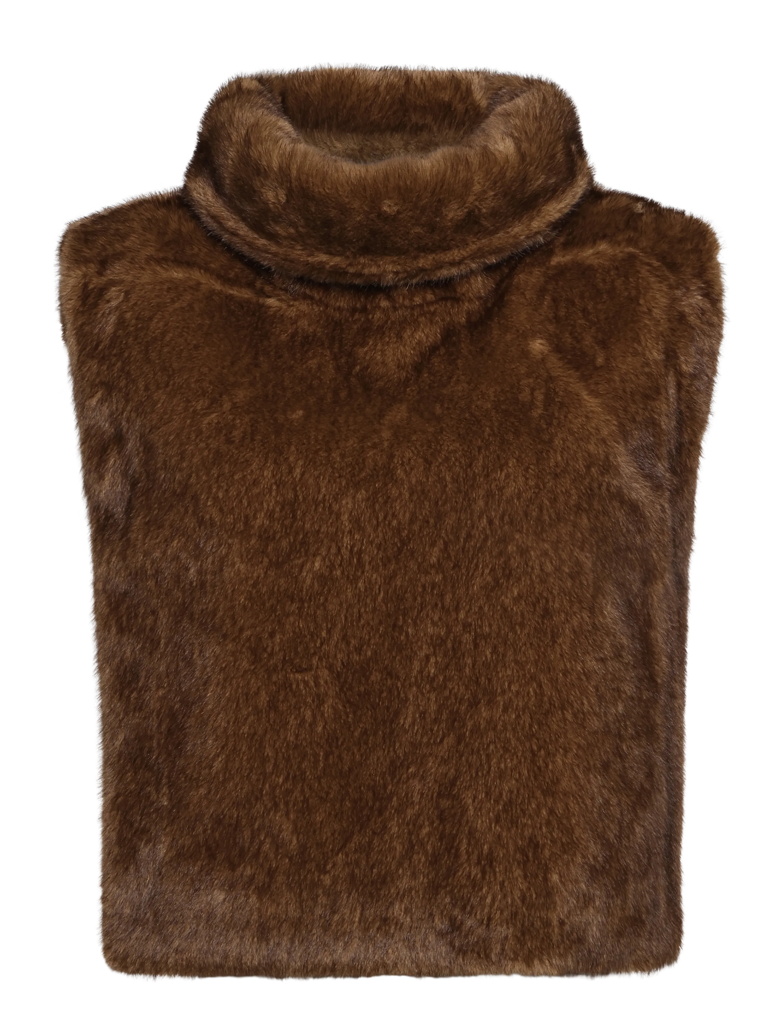 Dante6 - Dante6-Lucu faux fur waistcoat - fleece- og teddyveste - chestnut - 1