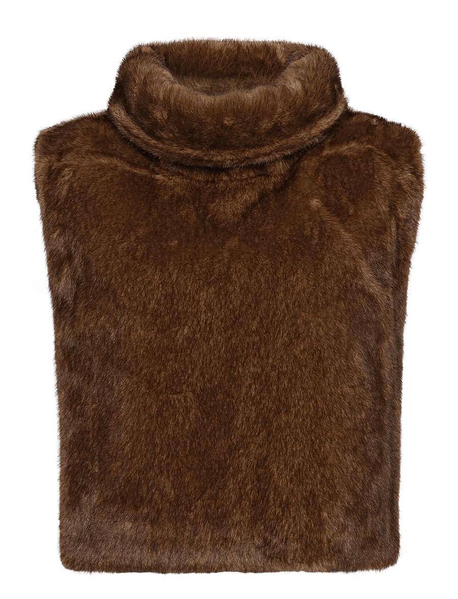 Dante6 - Dante6-Lucu faux fur waistcoat - fleece- og teddyveste - chestnut - 1
