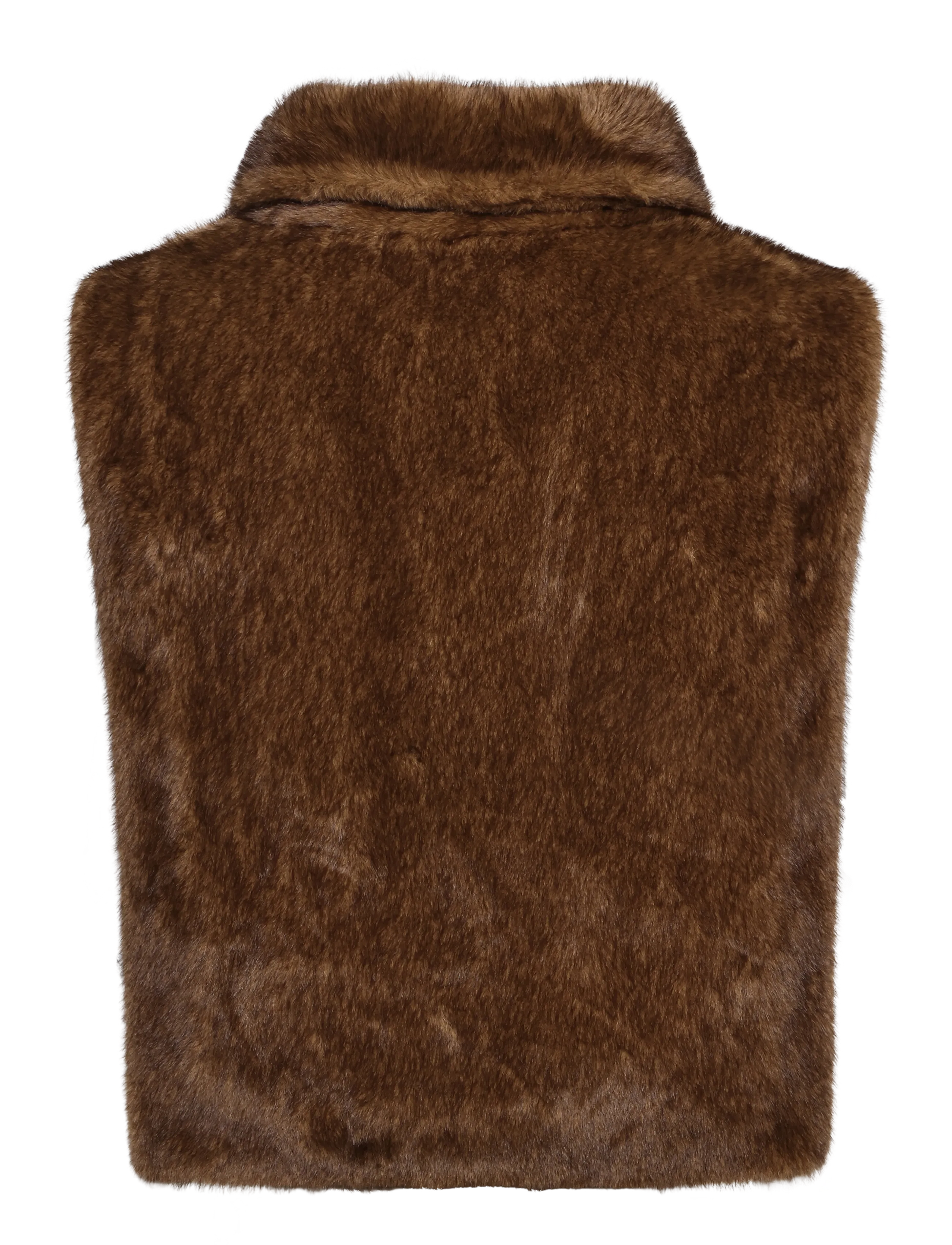 Dante6 - Dante6-Lucu faux fur waistcoat - fleece- og teddyveste - chestnut - 2