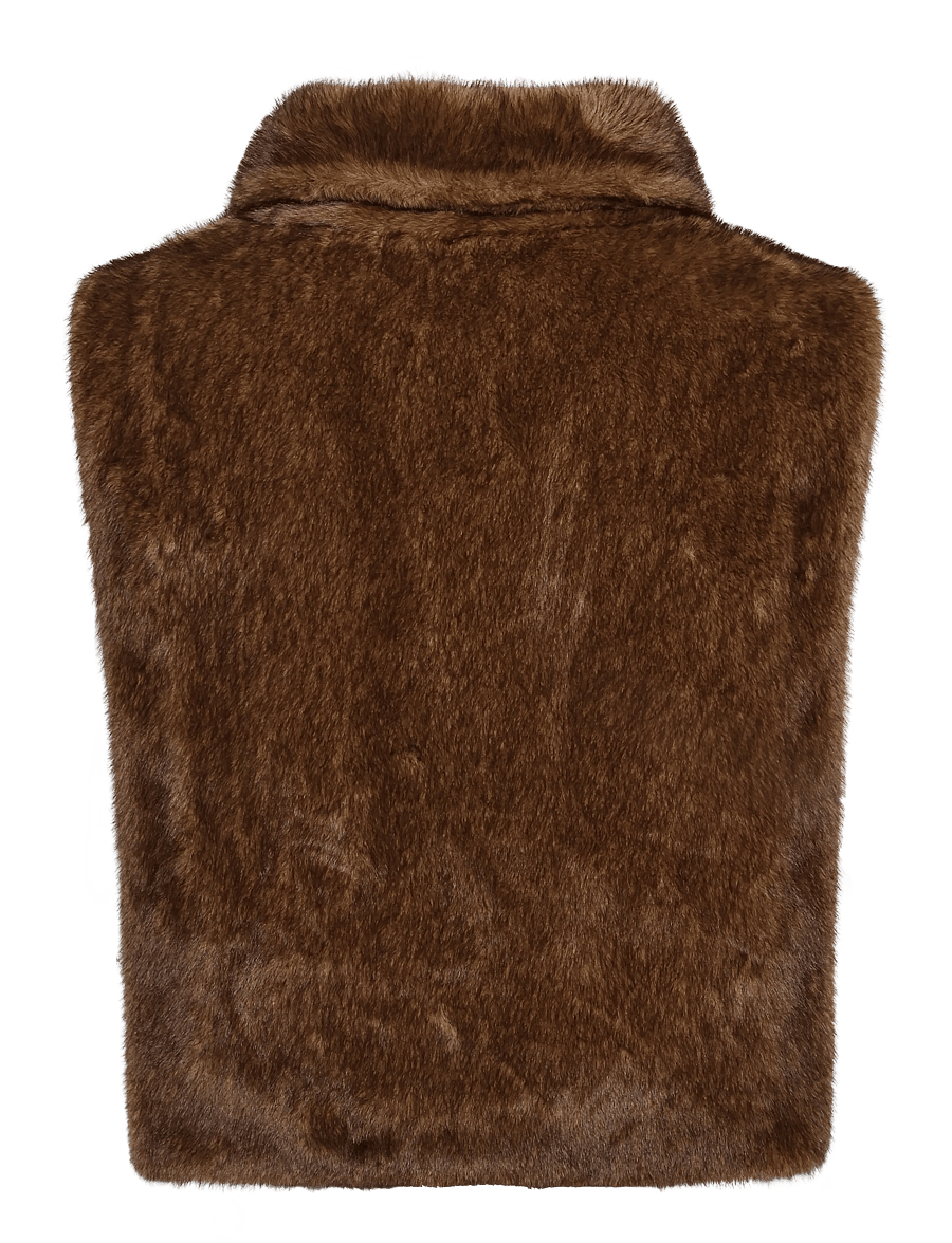 Dante6 - Dante6-Lucu faux fur waistcoat - fleece- og teddyveste - chestnut - 2