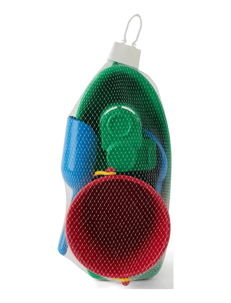 Dantoy - CLASSIC RECYCLED BOAT SET, GREEN BOAT 4 PCS. - sandspielzeug - green, red. blue, yellow - 2