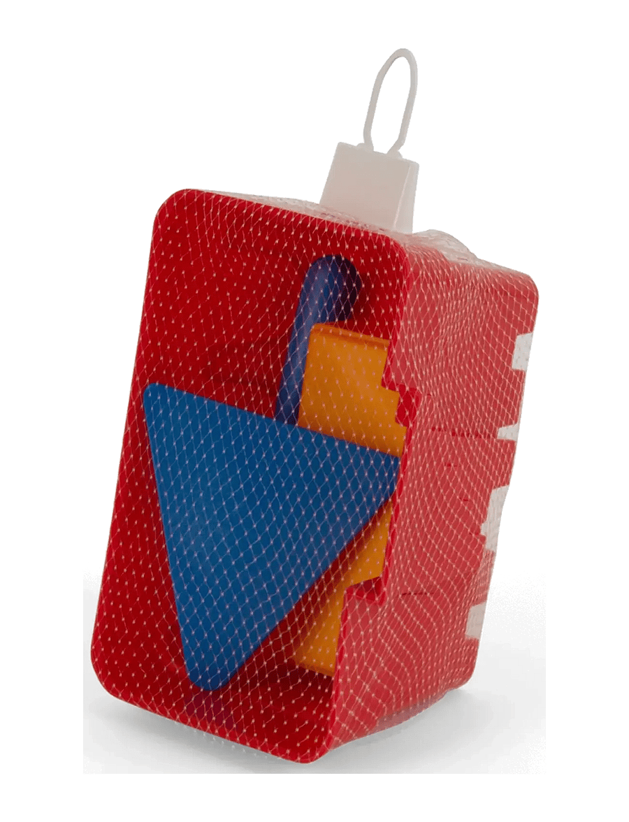 Dantoy - CLASSIC RECYCLED MASONRY KIT, 3 PCS. - red. blue, yellow - 2