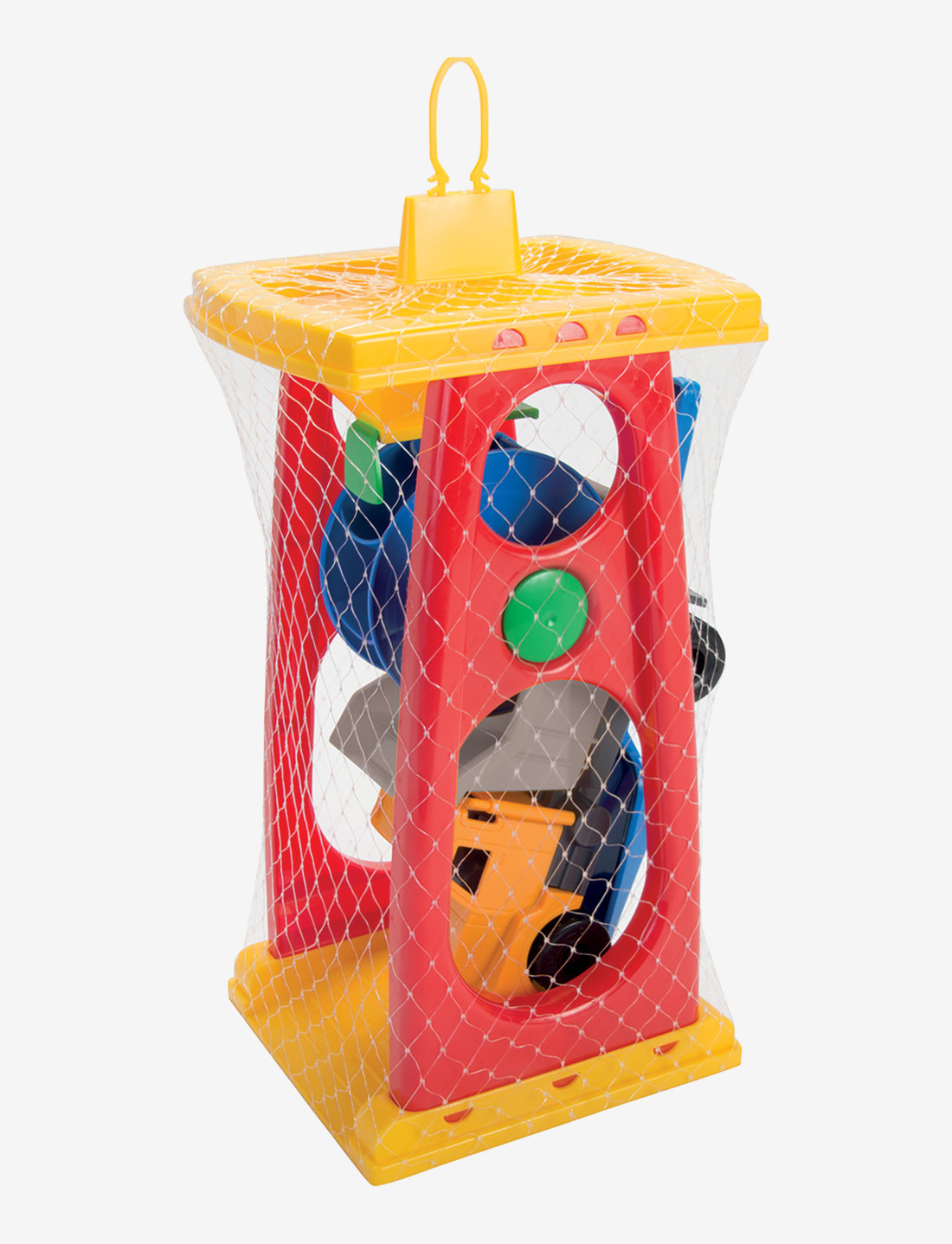 Dantoy - CLASSIC SAND AND WATER MILL TRCUK - sandleksaker - yellow, gray, green, white, black, orange - 1