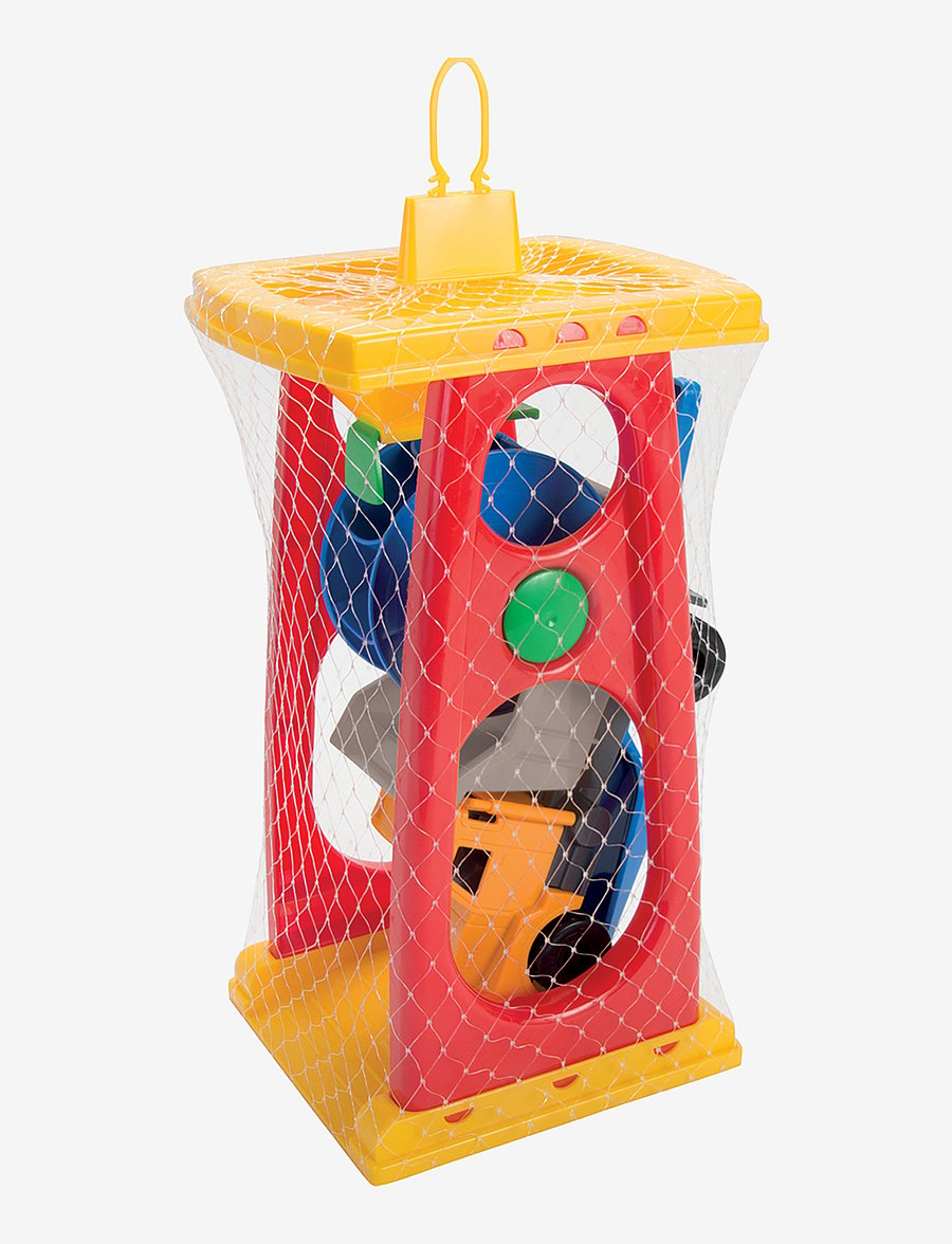 Dantoy - CLASSIC SAND AND WATER MILL TRCUK - yellow, gray, green, white, black, orange - 2
