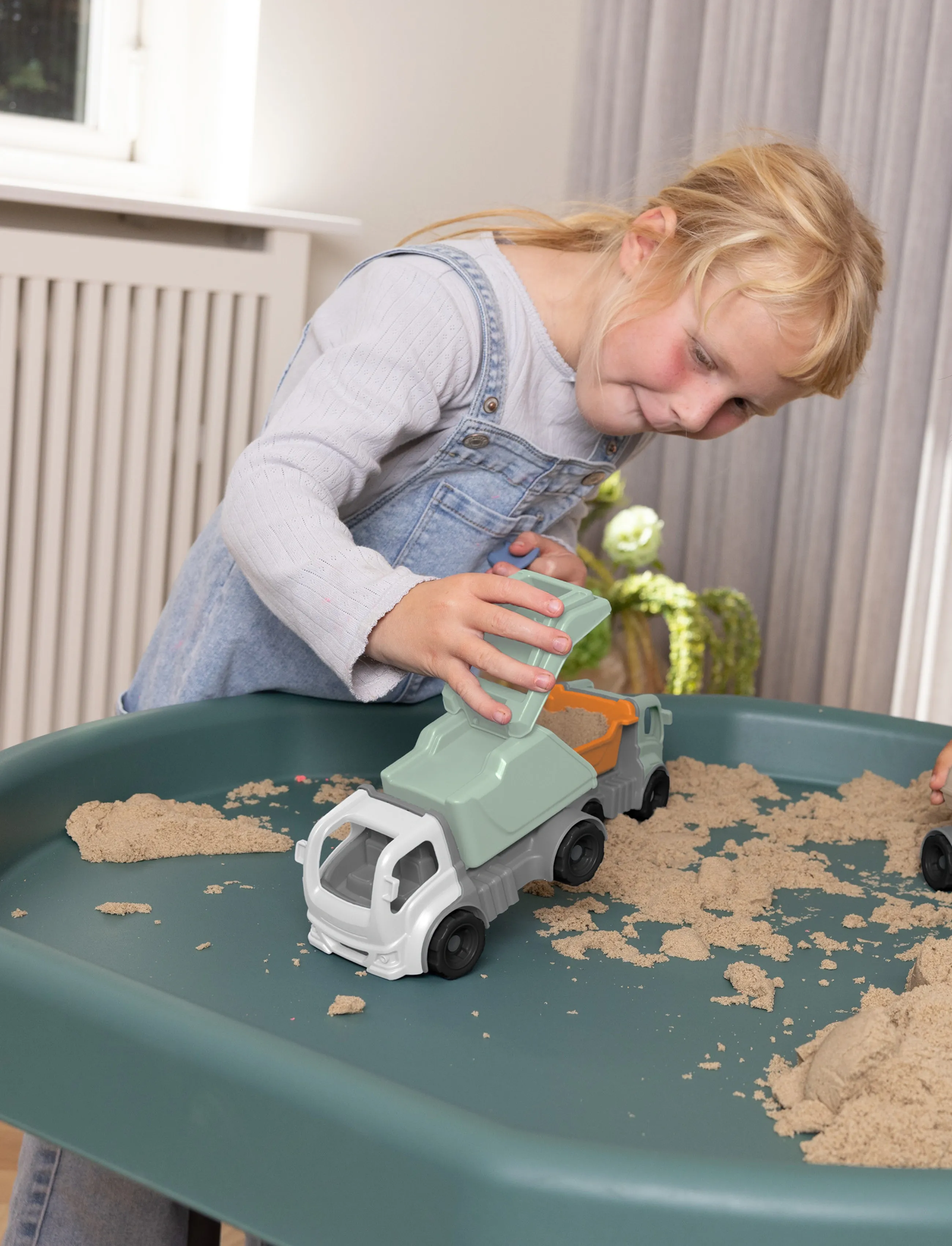 Dantoy Classic Garbage Truck L17Cm, Børn, Garbage Trucks, Grøn, Str: 17X10.5X9.5CM
