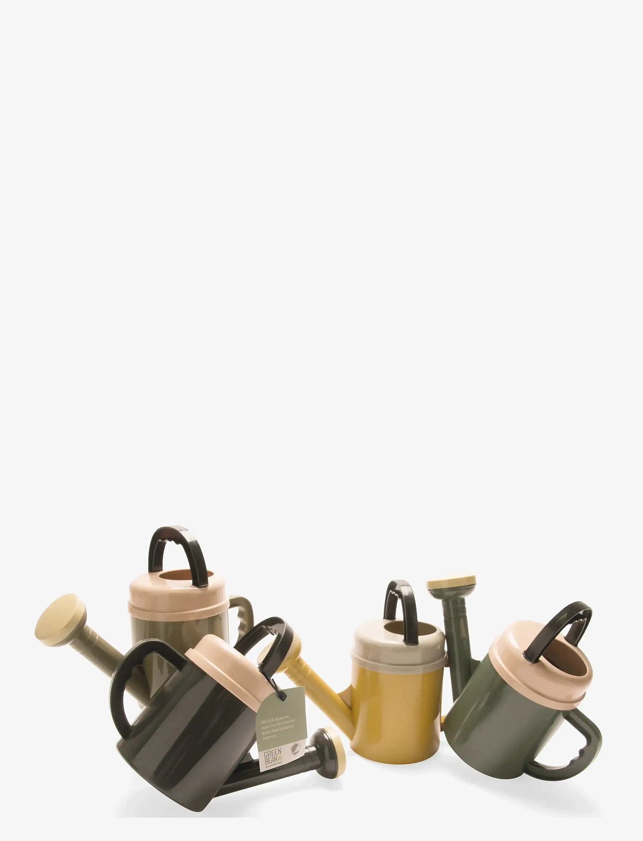 Dantoy - GREEN BEAN WATERING CAN ROUND H: 21 CM - laveste priser - varying - 1