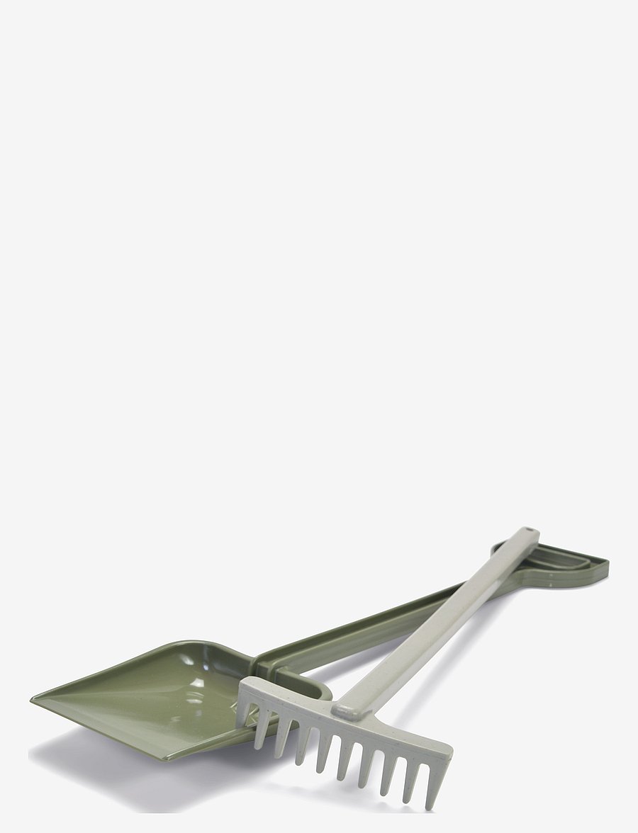 Dantoy - GREEN BEAN SHOVEL 50 CM/RAKE 42 CM - sommerschnäppchen - varying - 0