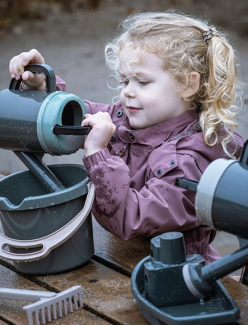 Dantoy - GREEN BEAN SHOVEL 50 CM/RAKE 42 CM - haveredskaber - varying - 0