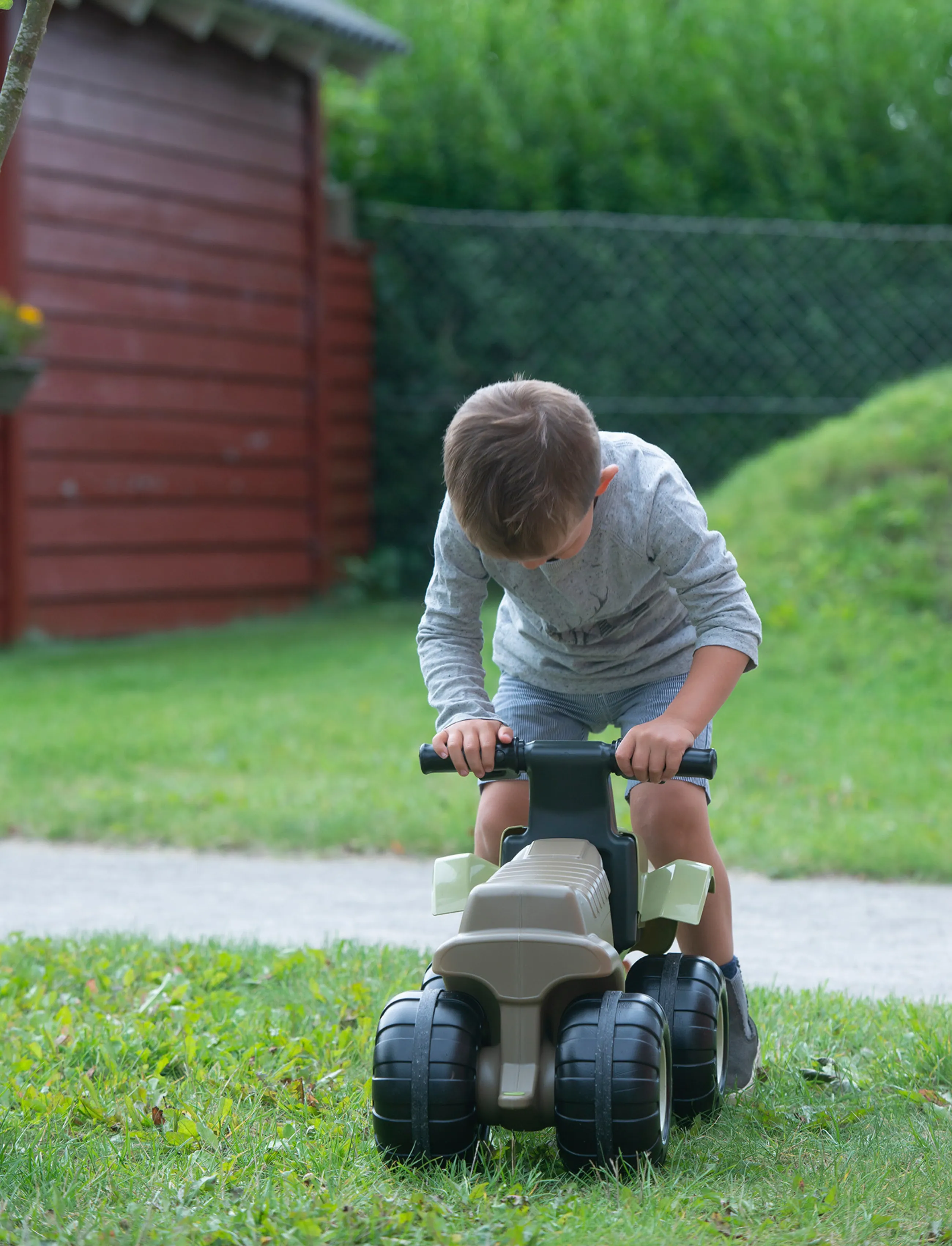 Dantoy Green Bean Atv-All Terrain Vehicle, Børn, Ride On Legetøj, Multi/mønstret, Str: 40X 63X 30CM