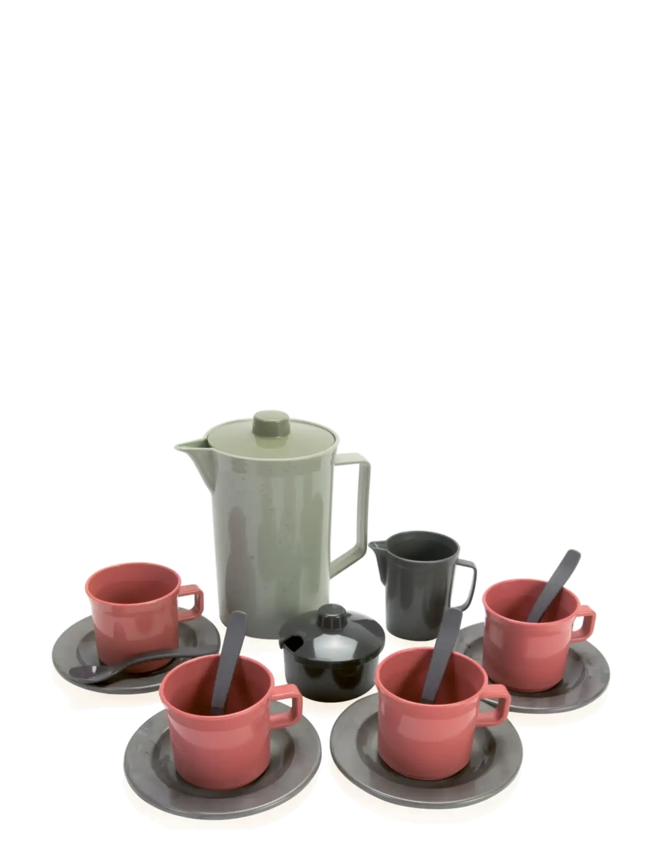 DANTOY Grün Bean Coffee Set In Net 17 Pcs Patterned - One Size - Kinder
