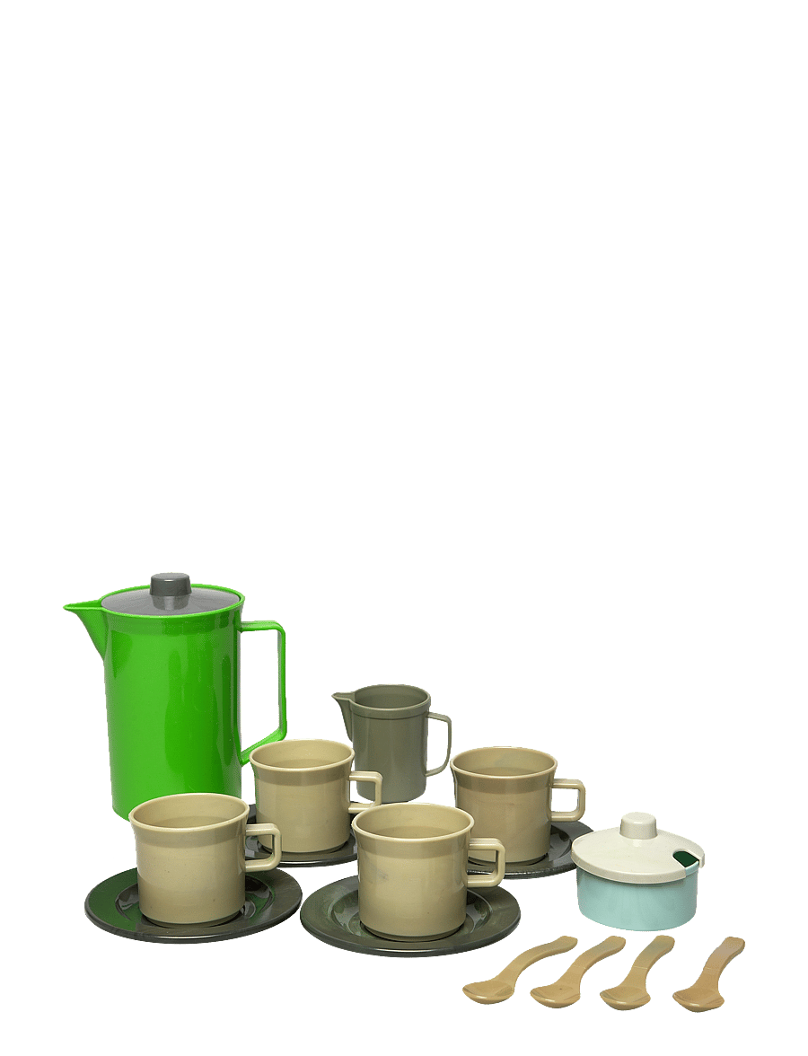 Dantoy - GREEN BEAN COFFEE SET IN NET 17 PCS - kaffesæt & tesæt - varying - 2
