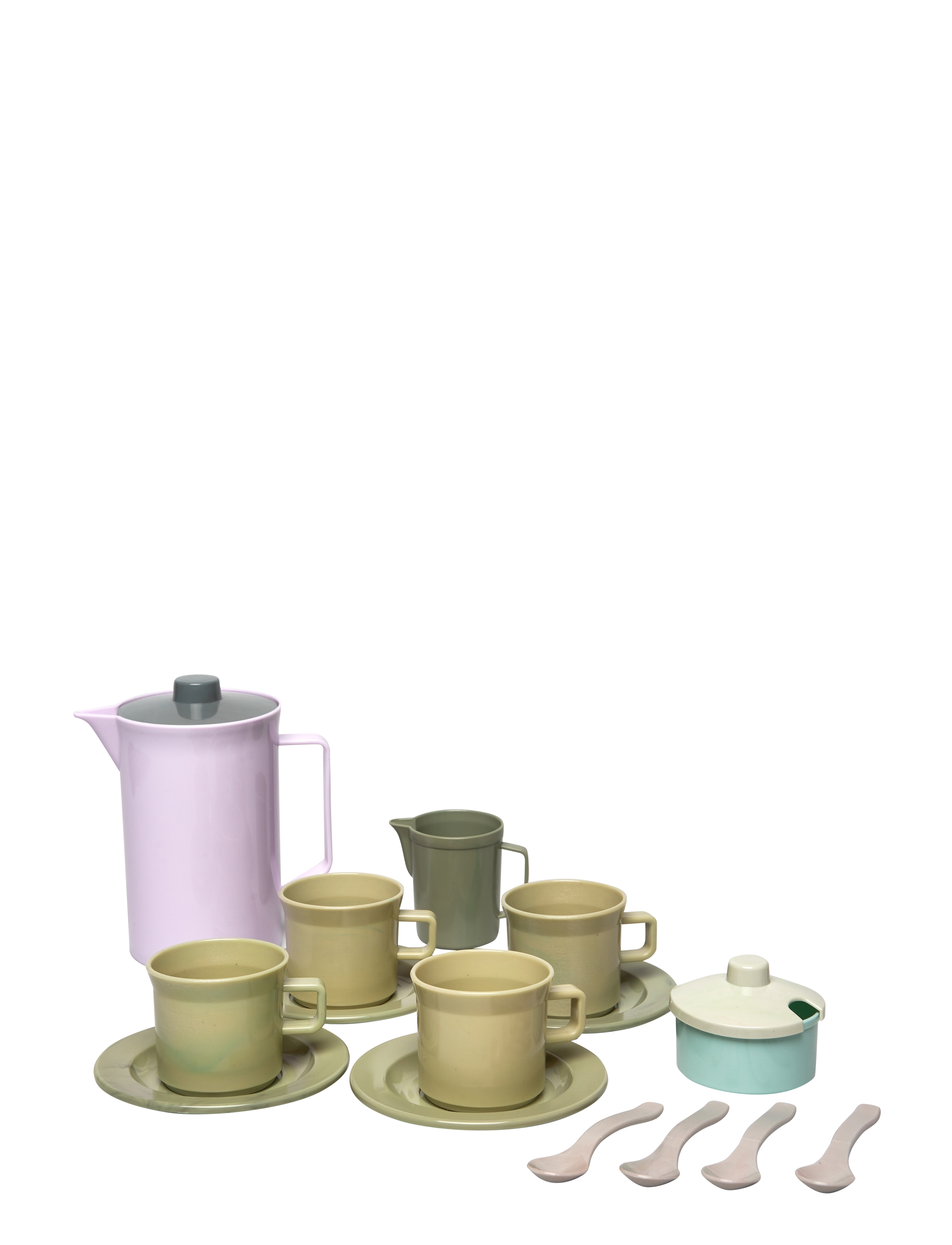 Dantoy - GREEN BEAN COFFEE SET IN NET 17 PCS - kavos & arbatos rinkiniai - varying - 2