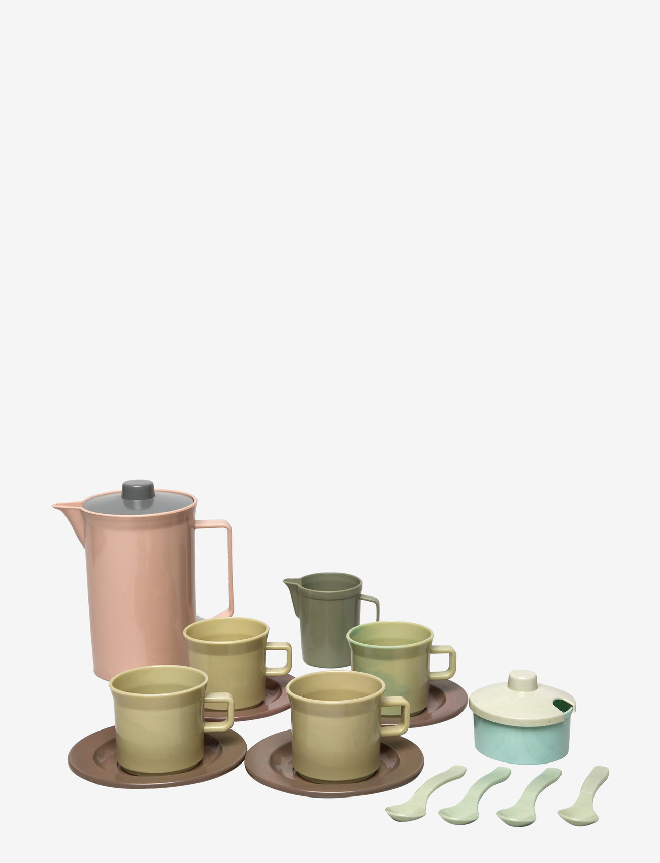 Dantoy - GREEN BEAN COFFEE SET IN NET 17 PCS - kaffesæt & tesæt - varying - 4