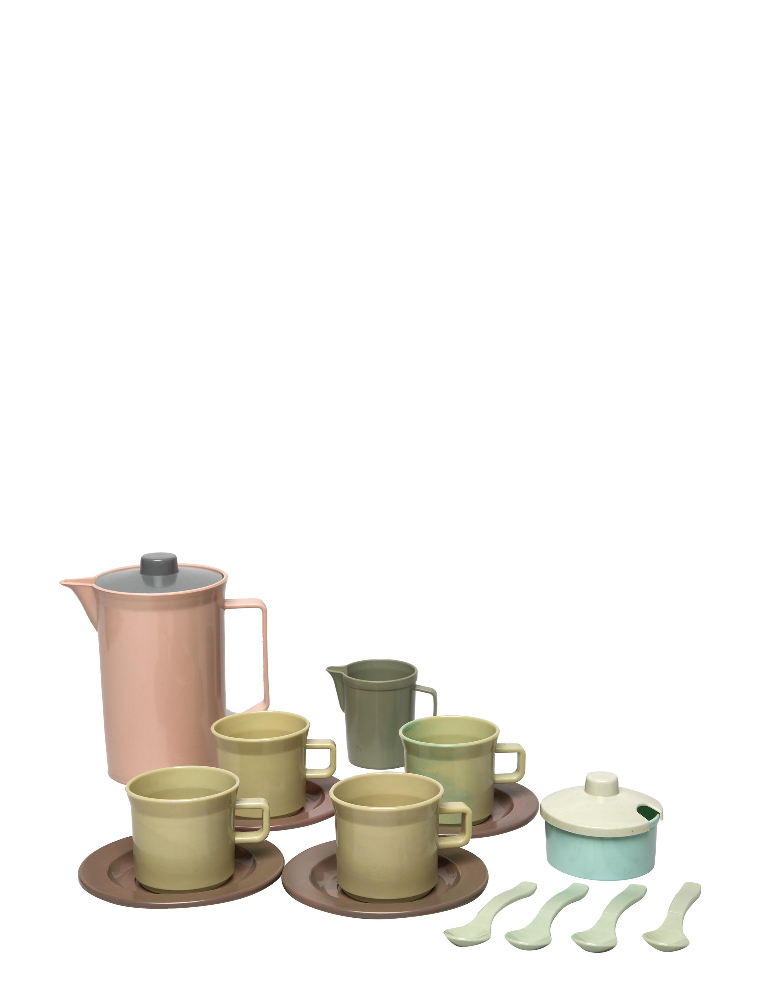 Dantoy - GREEN BEAN COFFEE SET IN NET 17 PCS - kavos & arbatos rinkiniai - varying - 4