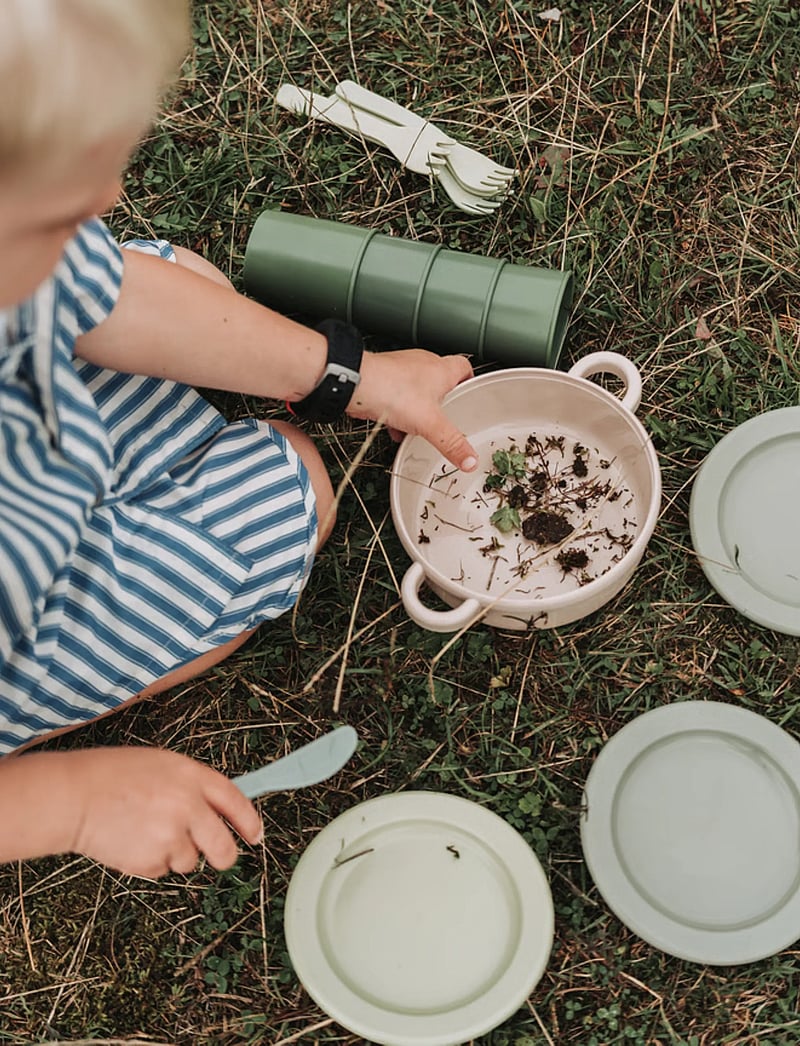 Dantoy - GREEN BEAN DINNER SET IN NET 22 PCS - toy kitchen accessories - varying - 0