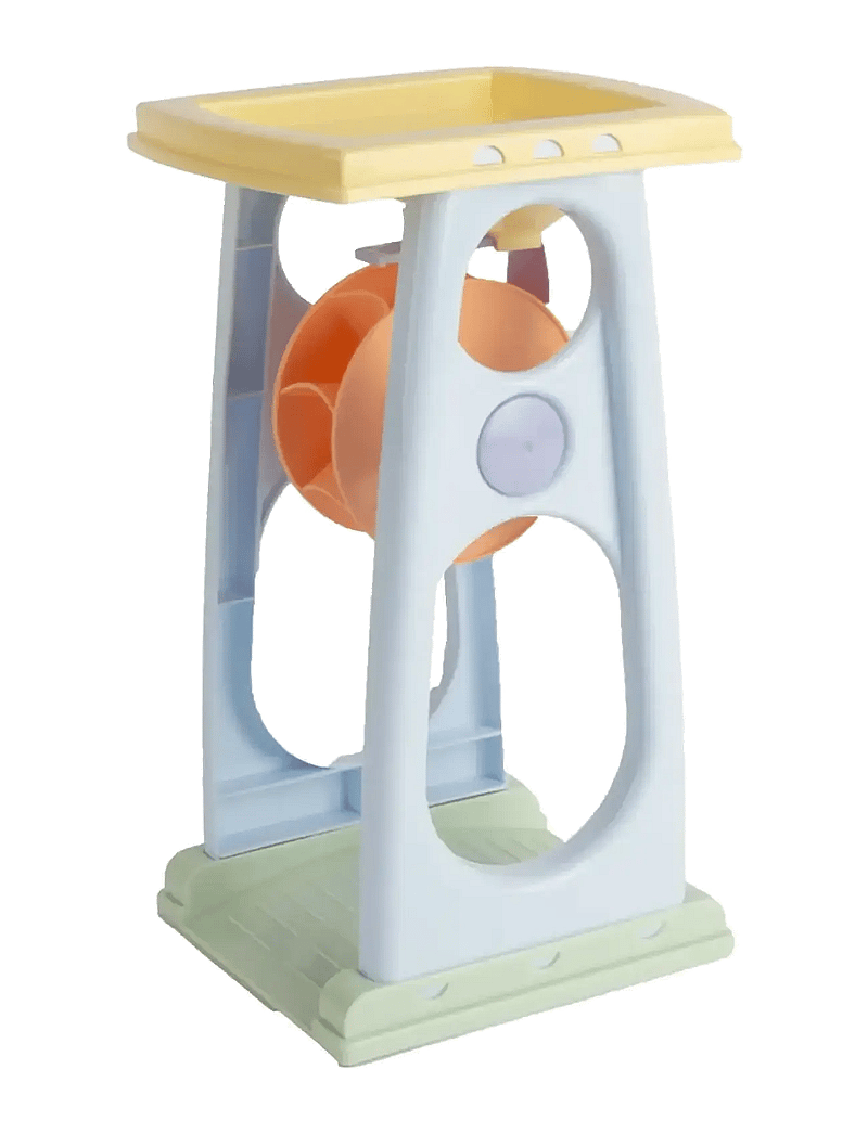 Dantoy - PASTEL RECYCLED SAND-WATER WHEEL H: 30 CM - julklappar under 300kr - green, light purple, light yellow, orange, summer blue - 0