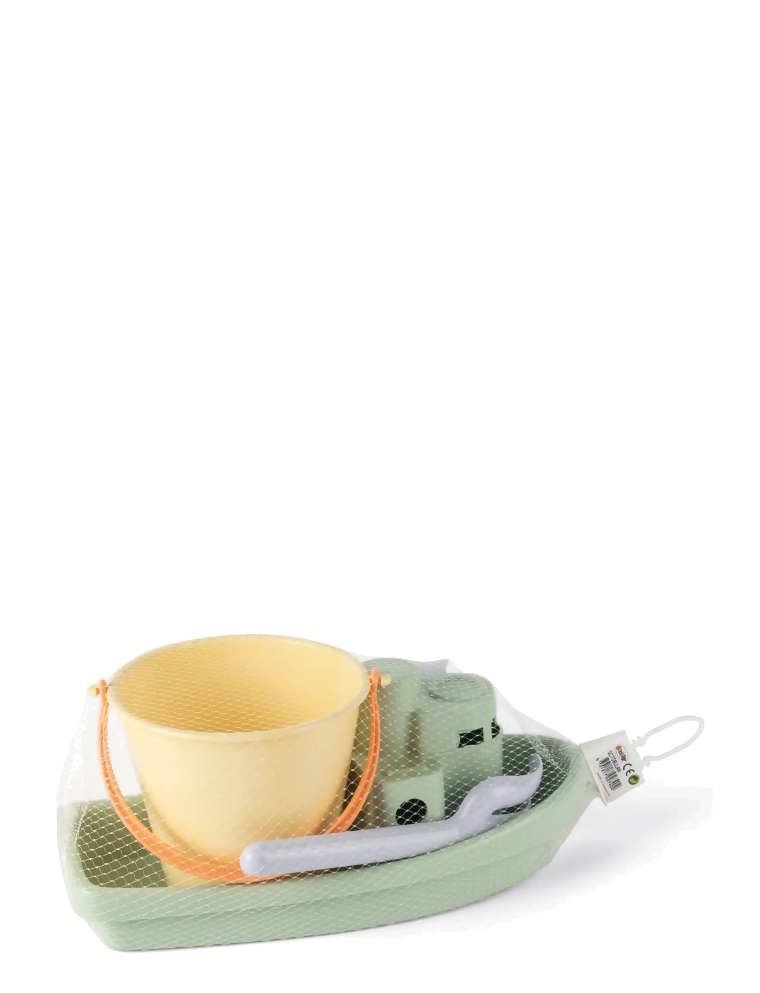 Dantoy - PASTEL RECYCLED BOAT & SANDSET 4 PCS - green, light purple, light yellow, orange - 2