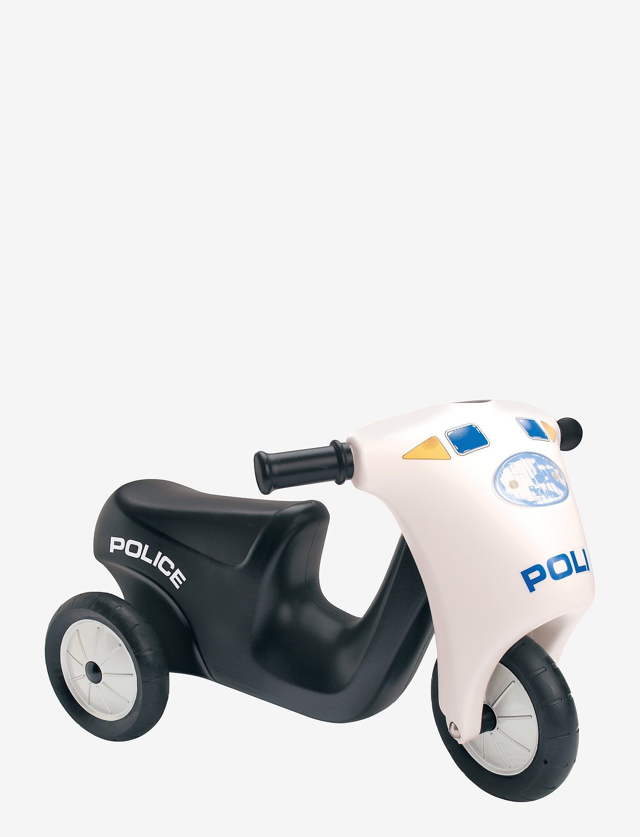 Dantoy - SCOOTER POLICE-RUBBER 3 WHEELS - fødselsdagsgaver - black - 0