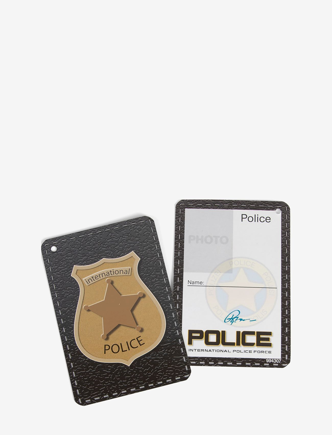 Dantoy - SCOOTER POLICE-RUBBER 3 WHEELS - fødselsdagsgaver - black - 1