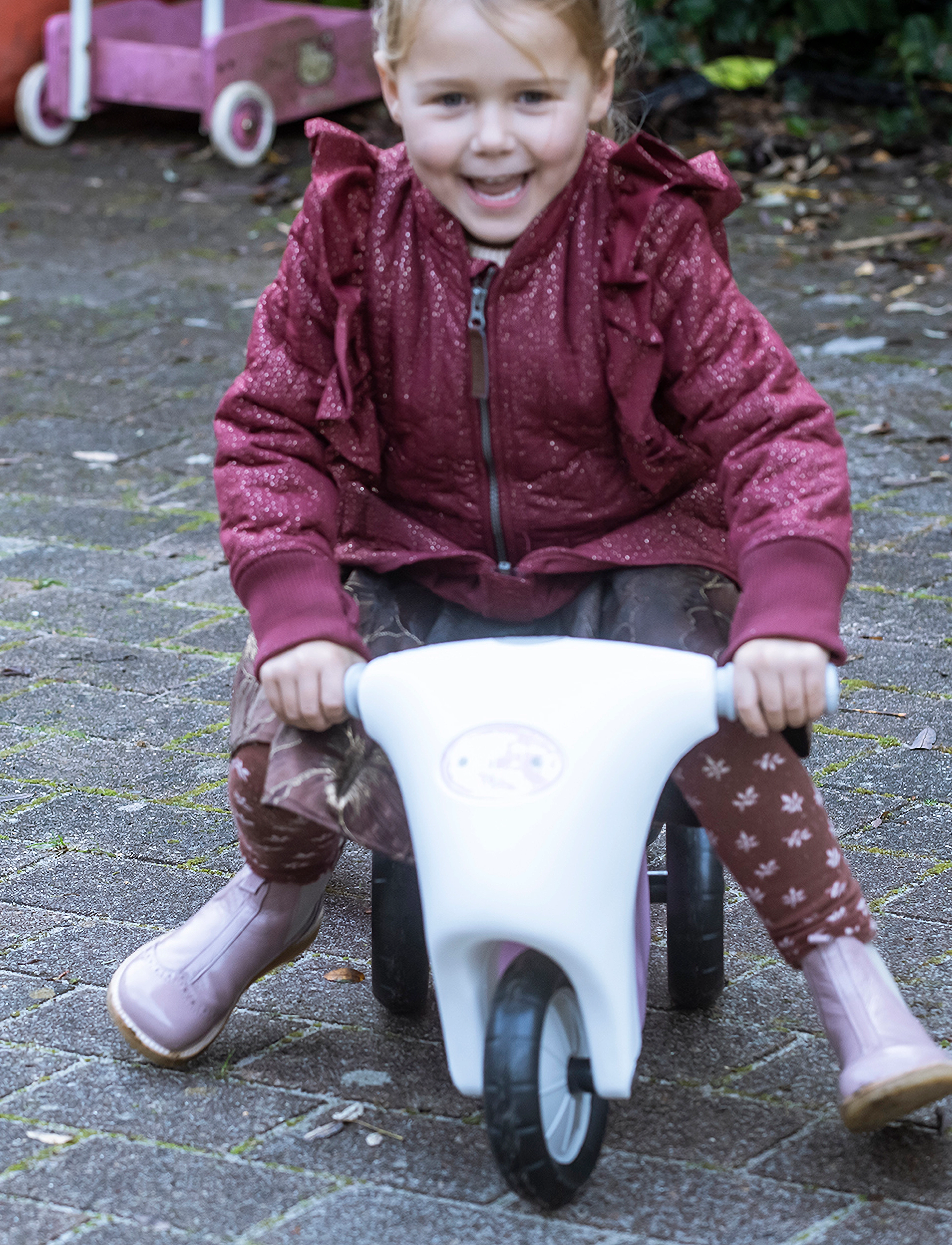 Dantoy - MY LITTLE P. SCOOTER W/RUBBER-WHEELS - sünnipäevakingitused - pink - 3