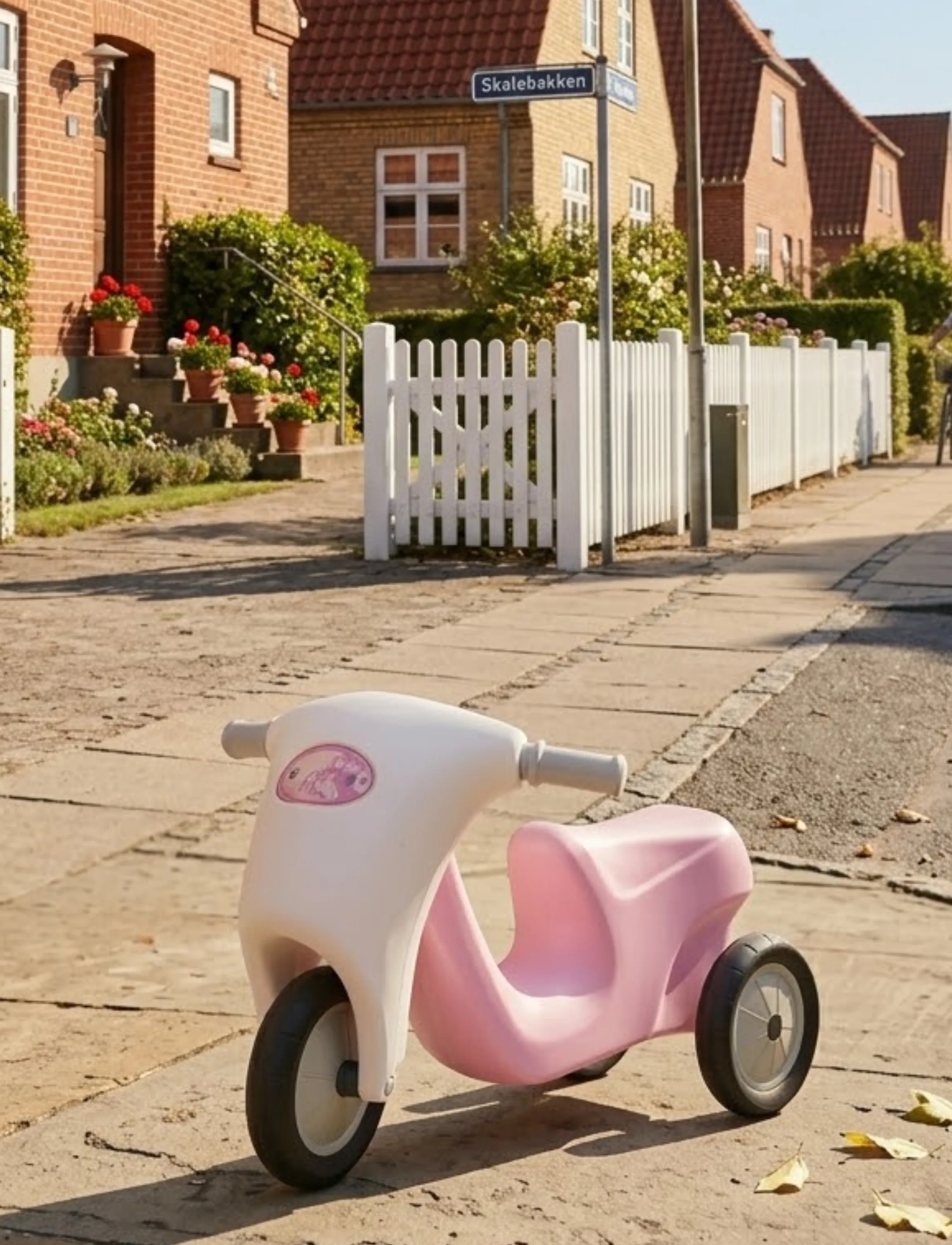 Dantoy - MY LITTLE P. SCOOTER W/RUBBER-WHEELS - gimtadienio dovanos - pink - 4