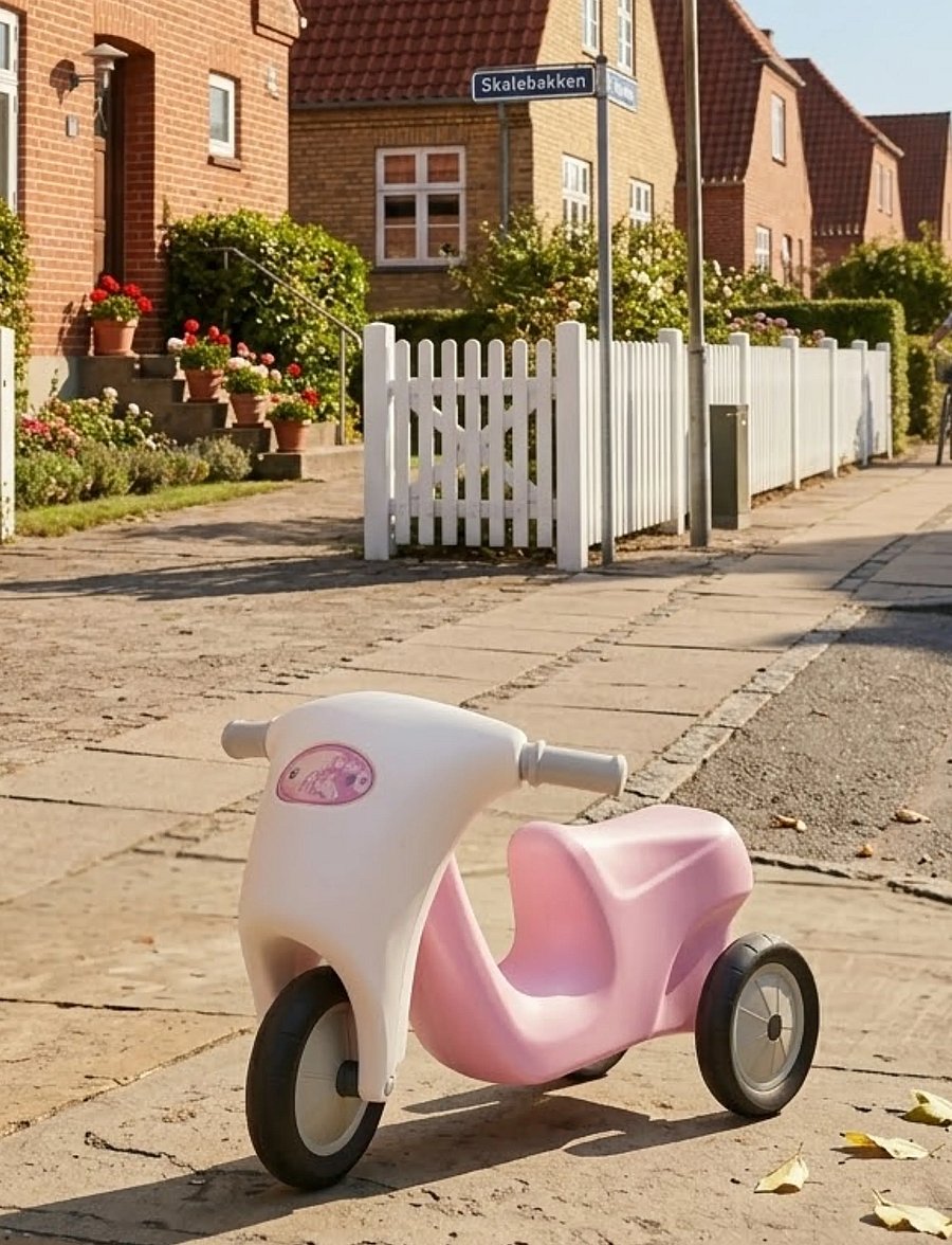Dantoy - MY LITTLE P. SCOOTER W/RUBBER-WHEELS - sünnipäevakingitused - pink - 4