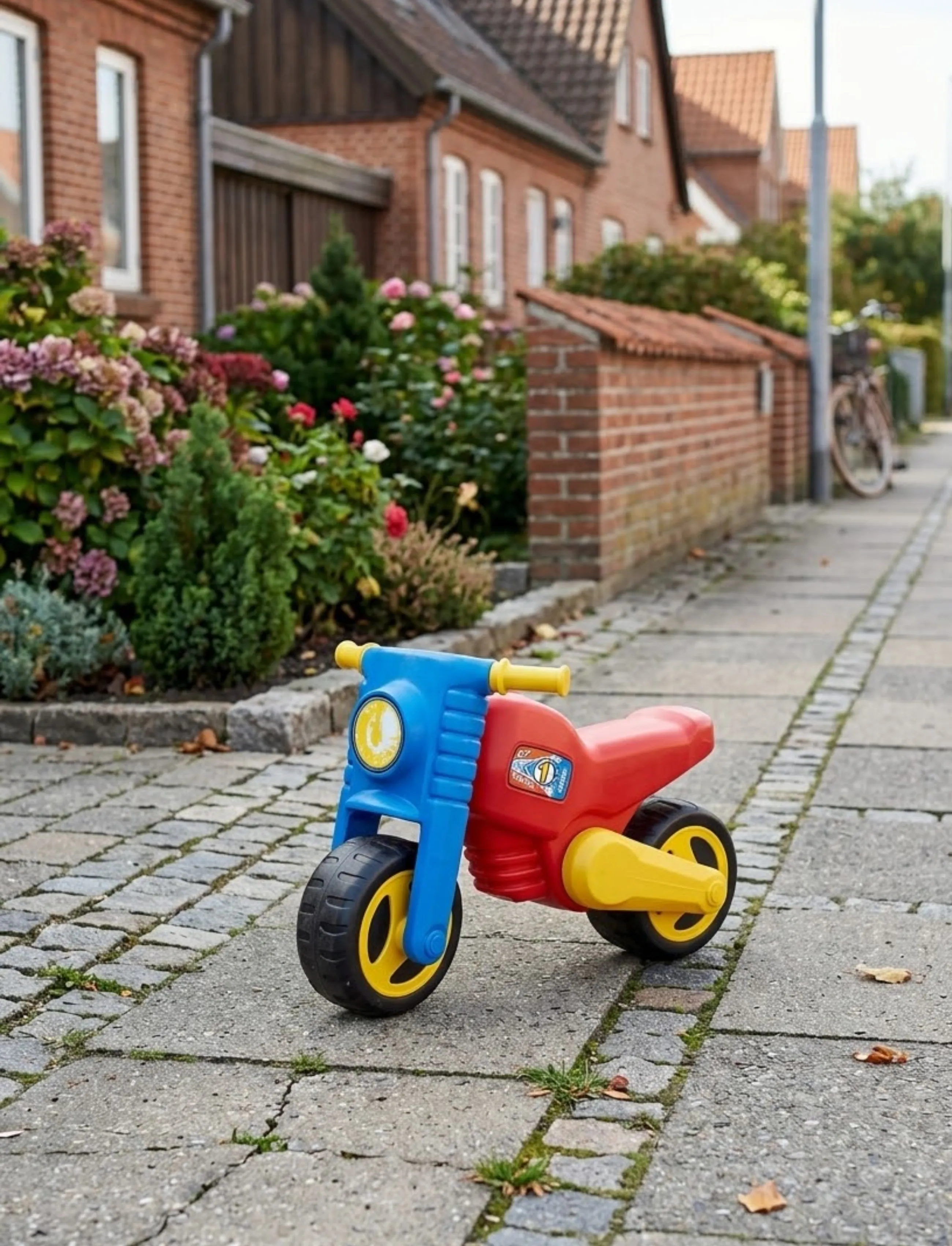 Dantoy - DT 1 RACER-2 WHEELS - blue, red yellow - 3