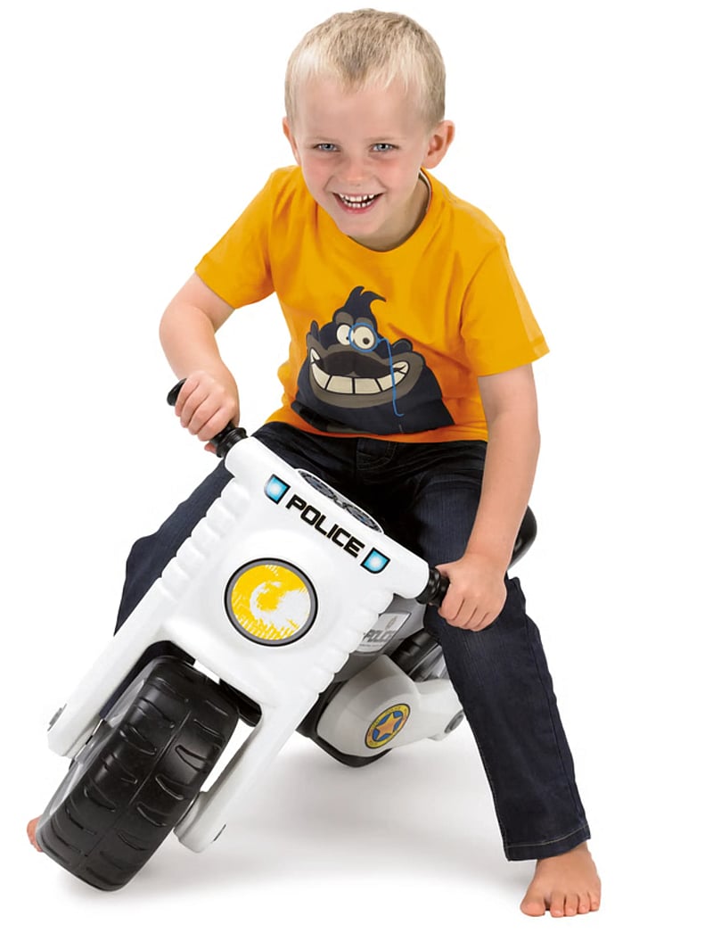 Dantoy - MOTORCYCLE POLICE-2 WHEELS - ride on toys - white, black - 2