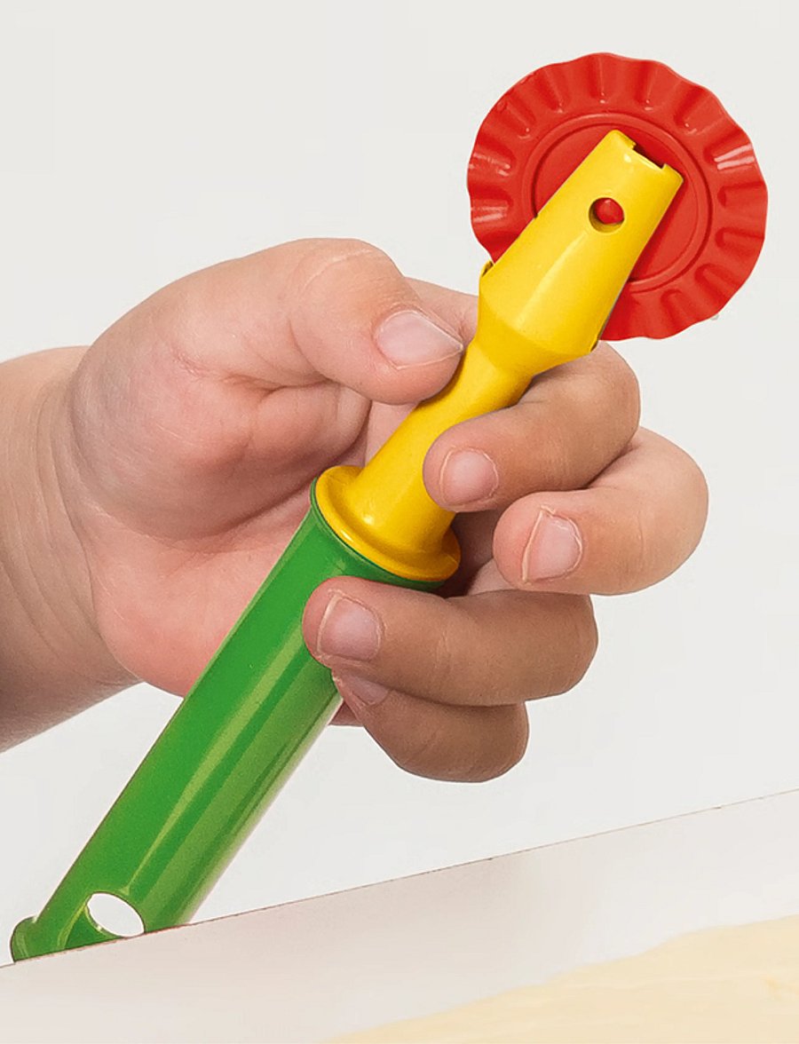 Dantoy - BAKING SET IN NET 12 PCS - tillbehör till leksakskök - red, blue, yellow, white, green - 5