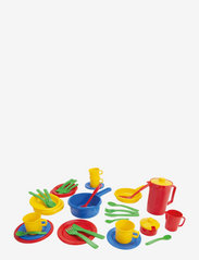 KITCHEN PLAY TIME SET IN BOX - GREEN, RED, YELLOW, BLUE