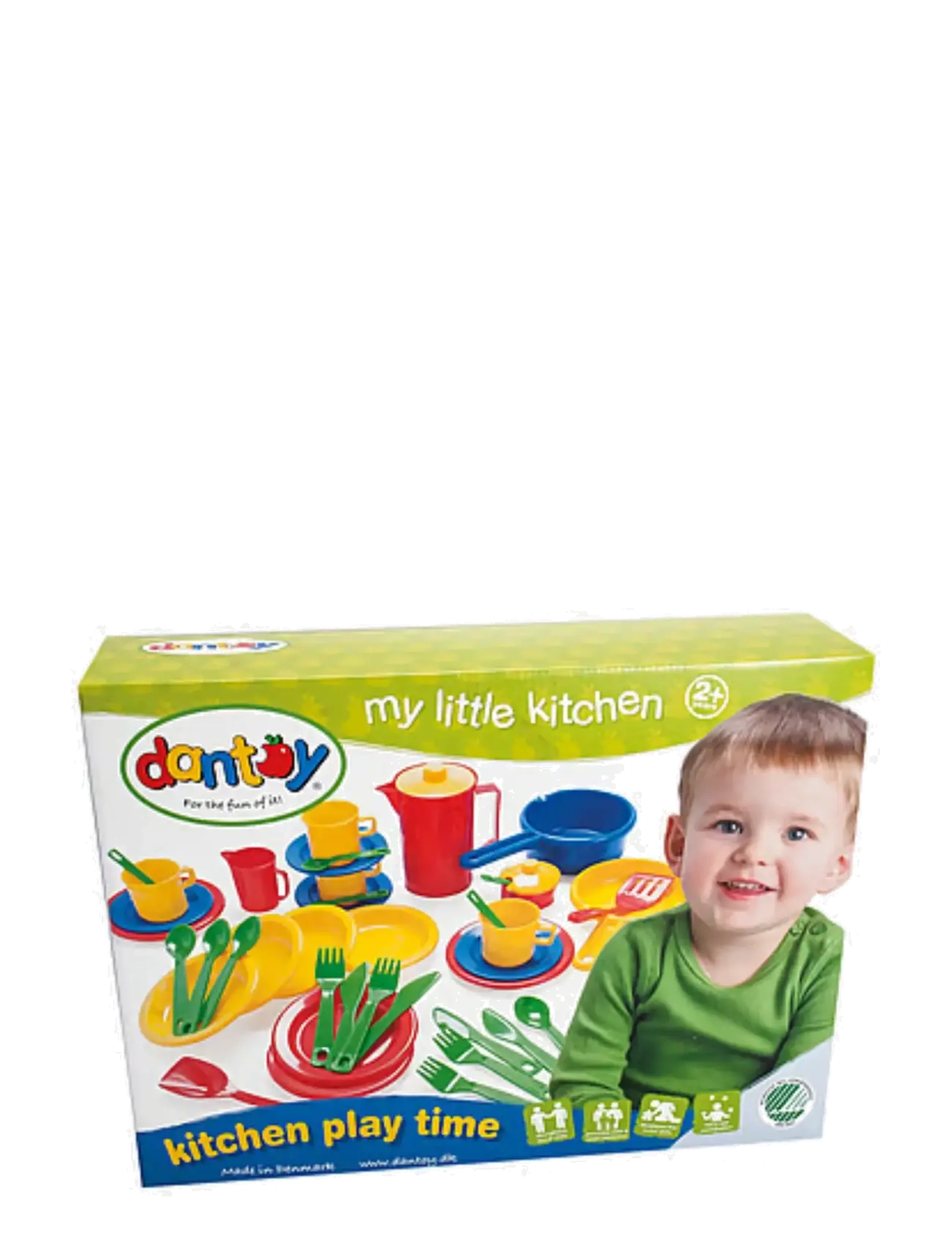 Dantoy - KITCHEN PLAY TIME SET IN BOX - kaffee & tee-sets - green, red, yellow, blue - 1