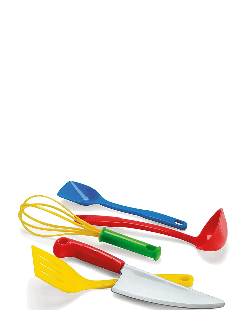 Dantoy - CLASSIC KITCHEN UTENSILS - fylgihlutir fyrir leikfangaeldhús - blue, green, red, silver, yellow - 1